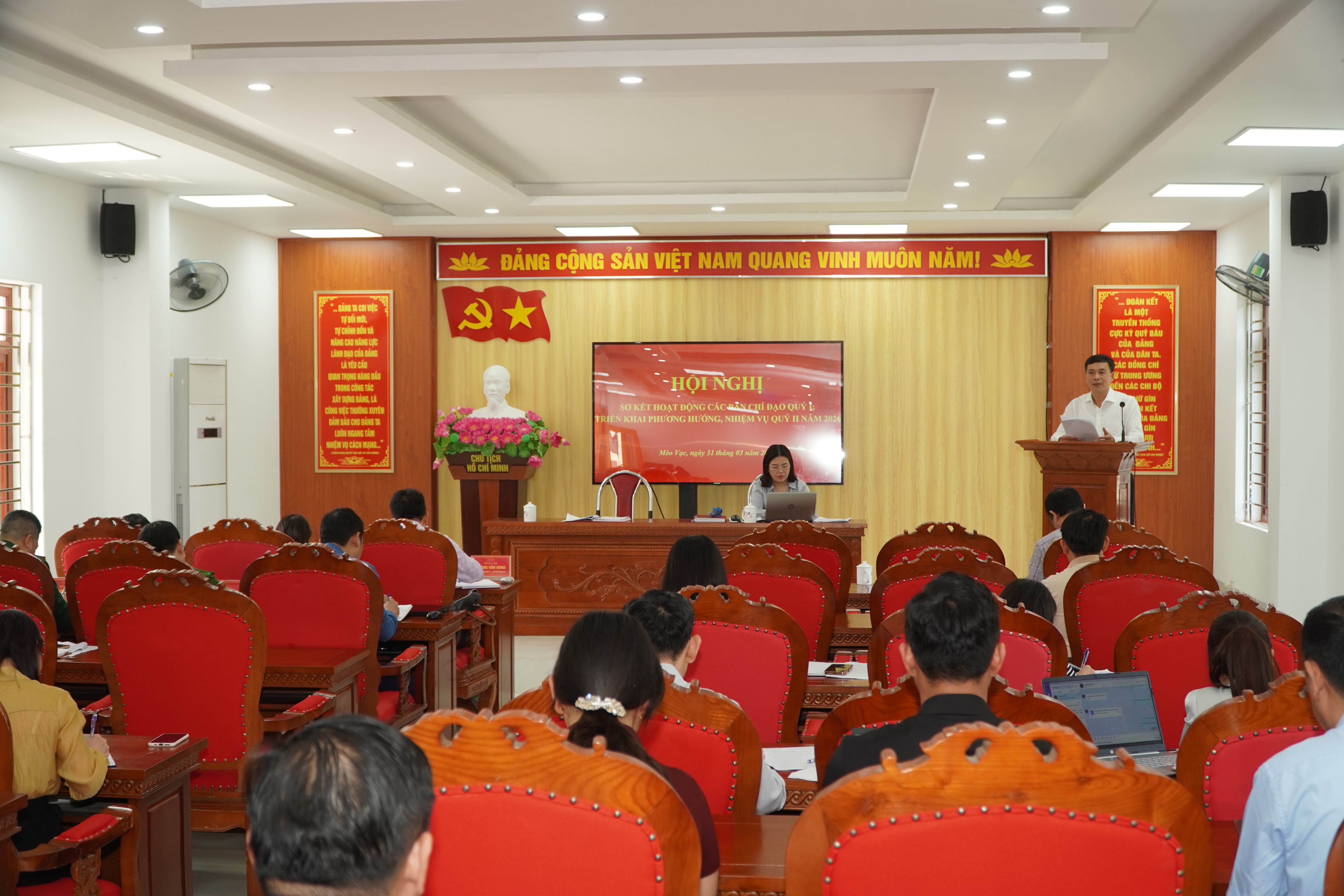 Hội nghị sơ kết hoạt động các Ban Chỉ đạo quý I, triển khai nhiệm vụ quý II/2026