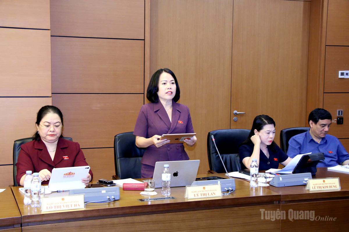 Đoàn ĐBQH tỉnh Tuyên Quang thảo luận tổ, góp ý nhiều nội dung quan trọng vào các dự án luật