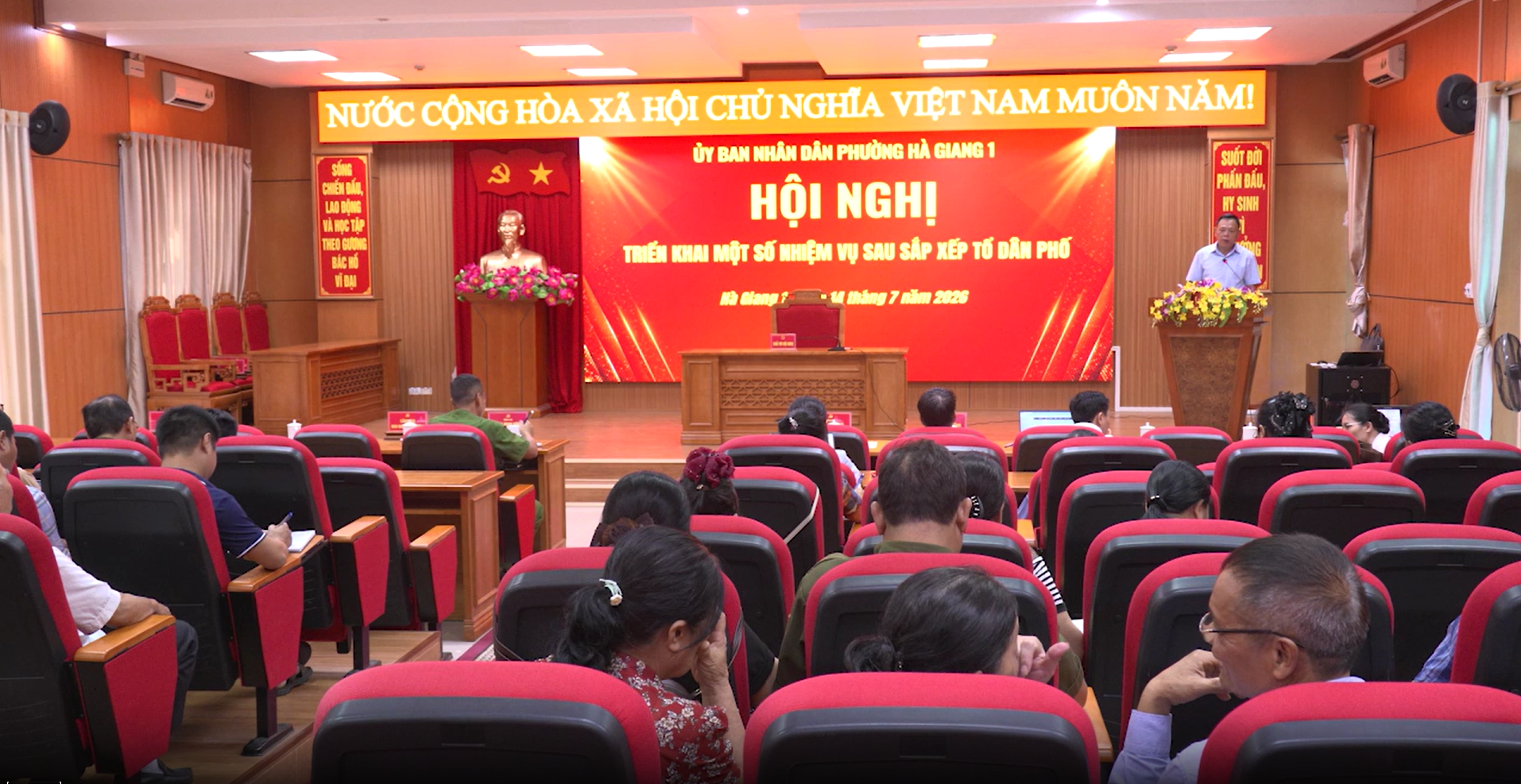 Phường Hà Giang 1  triển khai một số nhiệm vụ sau sắp xếp tổ dân phố.
