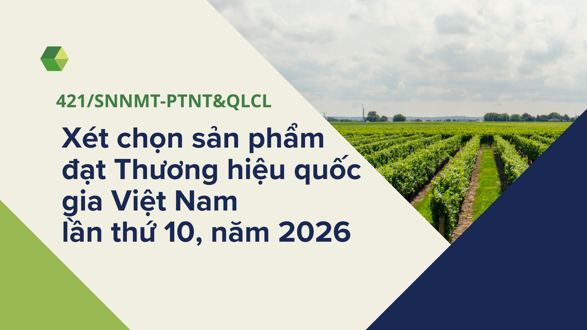 Tham gia kỳ xét chọn sản phẩm đạt Thương hiệu quốc gia Việt Nam lần thứ 10, năm 2026