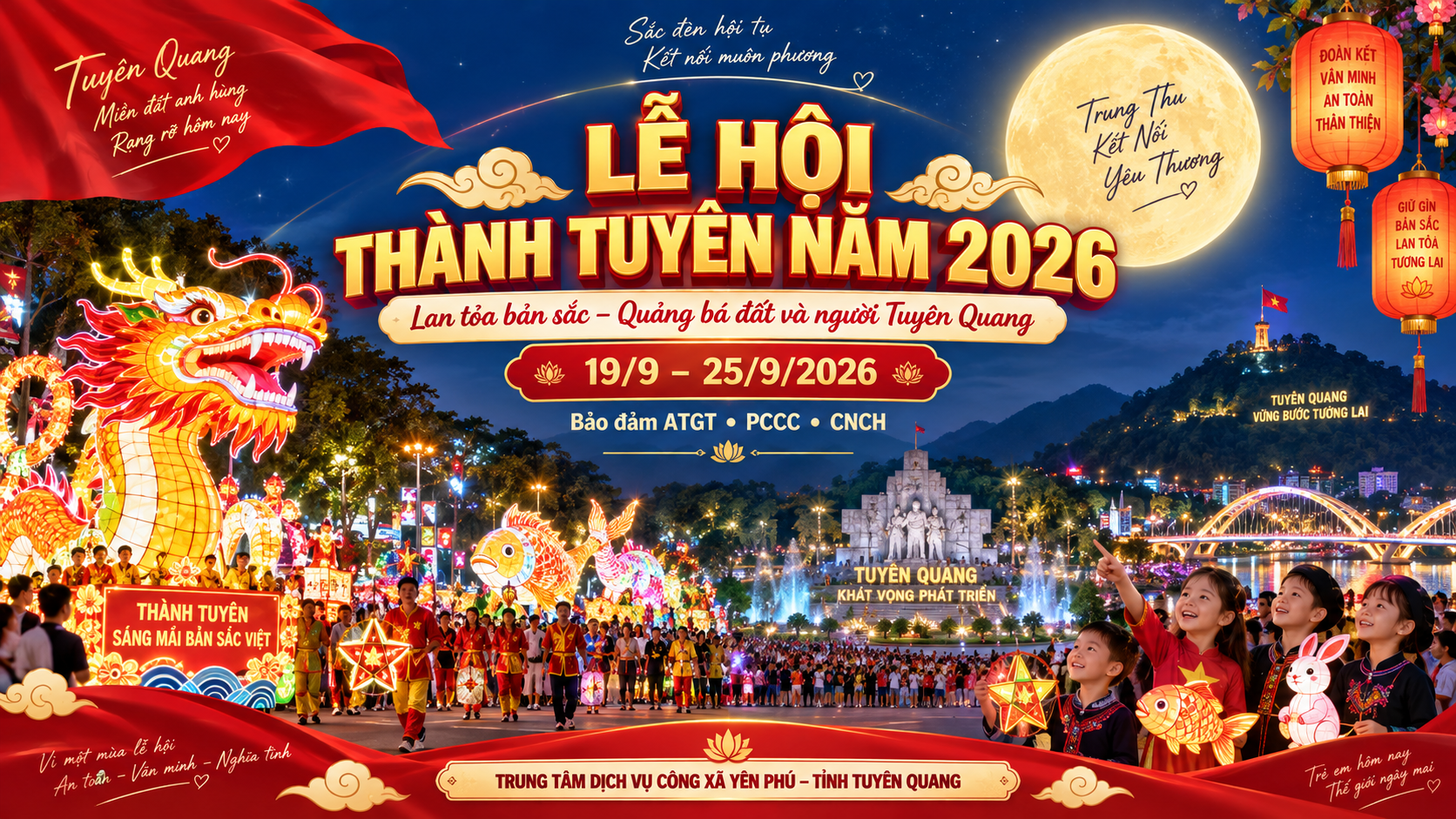 LỄ HỘI THÀNH TUYÊN NĂM 2026 – LUNG LINH SẮC MÀU, LAN TỎA HÌNH ẢNH ĐẤT VÀ NGƯỜI TUYÊN QUANG