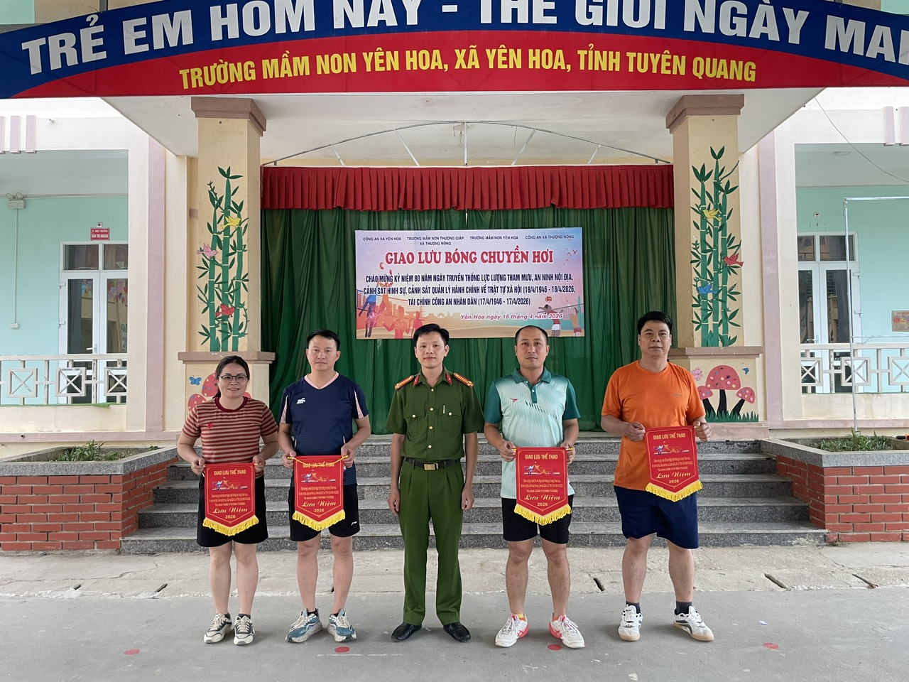 GIAO LƯU THỂ THAO CHÀO MỪNG KỶ NIỆM 80 NĂM NGÀY TRUYỀN THỐNG CÁC LỰC LƯỢNG TRONG CAND