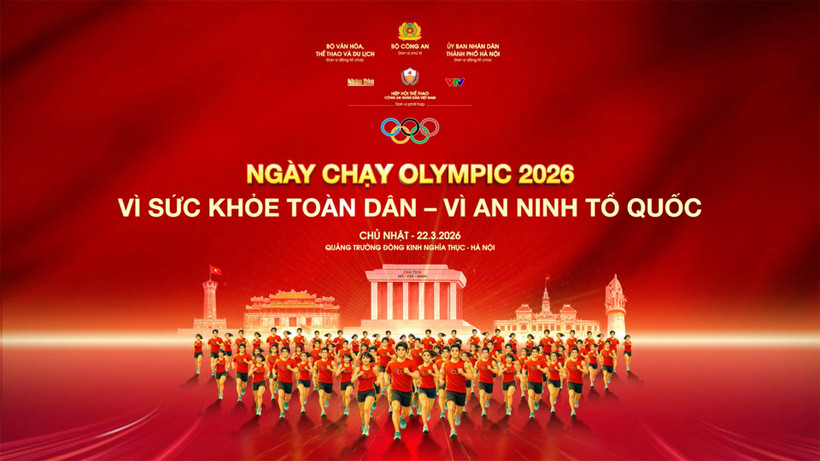 Khởi động Ngày chạy Olympic - Vì sức khỏe toàn dân - Vì an ninh Tổ quốc năm 2026