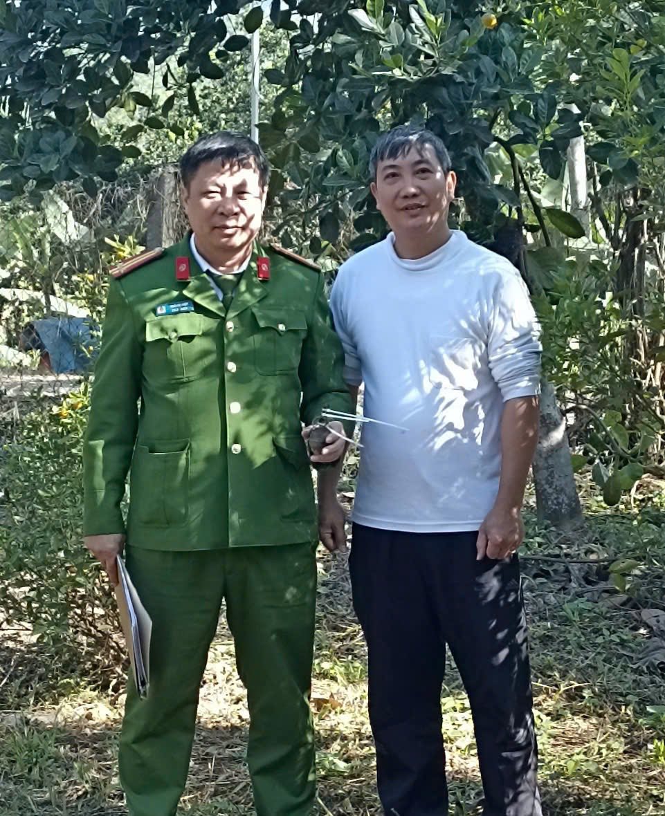 CÔNG AN XÃ THÁI SƠN TUYÊN TRUYỀN, VẬN ĐỘNG, THU HỒI VŨ KHÍ, VẬT LIỆU NỔ, CÔNG CỤ HỖ TRỢ VÀ PHÁO TRÊN ĐỊA BÀN XÃ