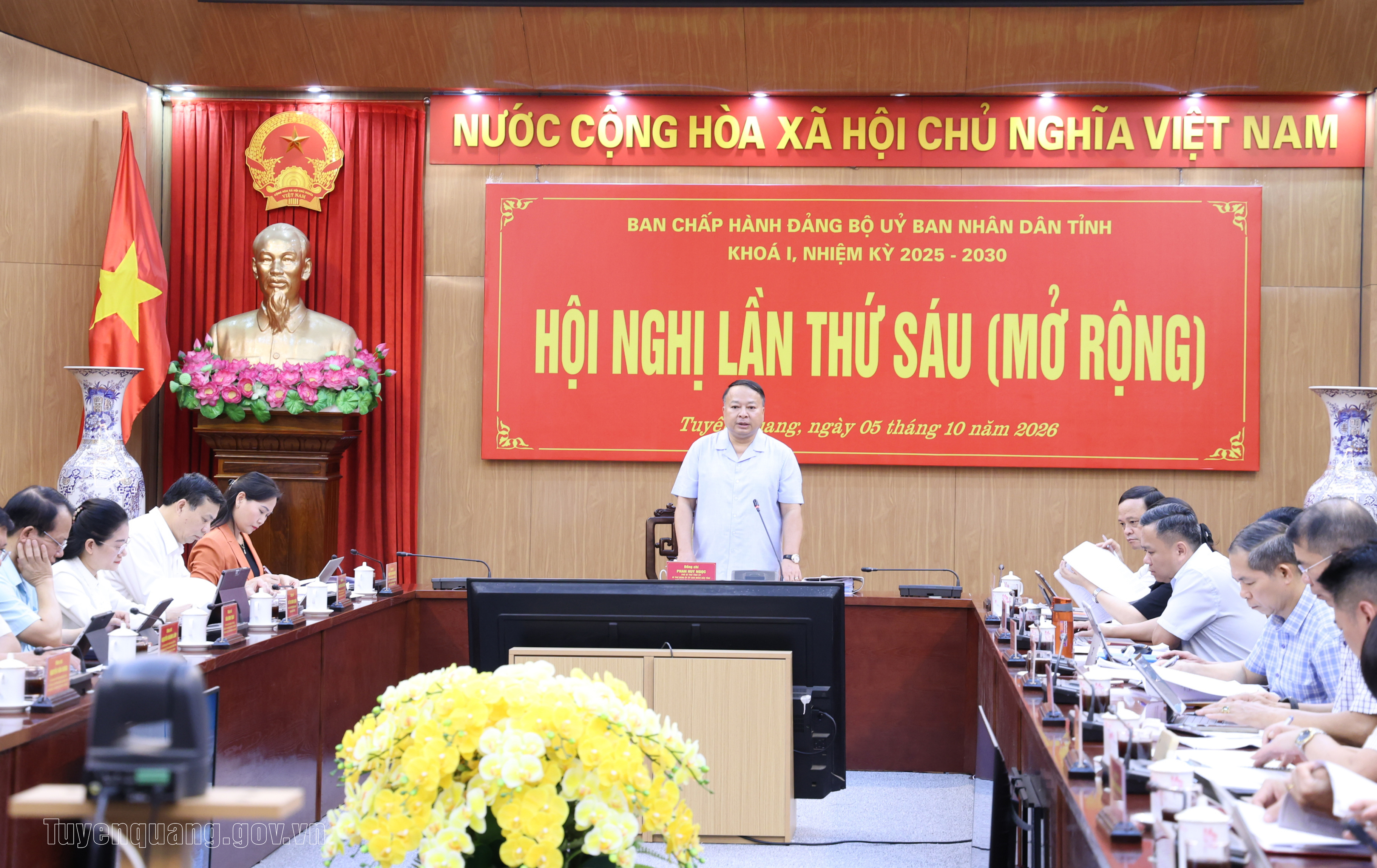 Hội nghị Ban chấp hành Đảng bộ UBND tỉnh lần thứ sáu (mở rộng)