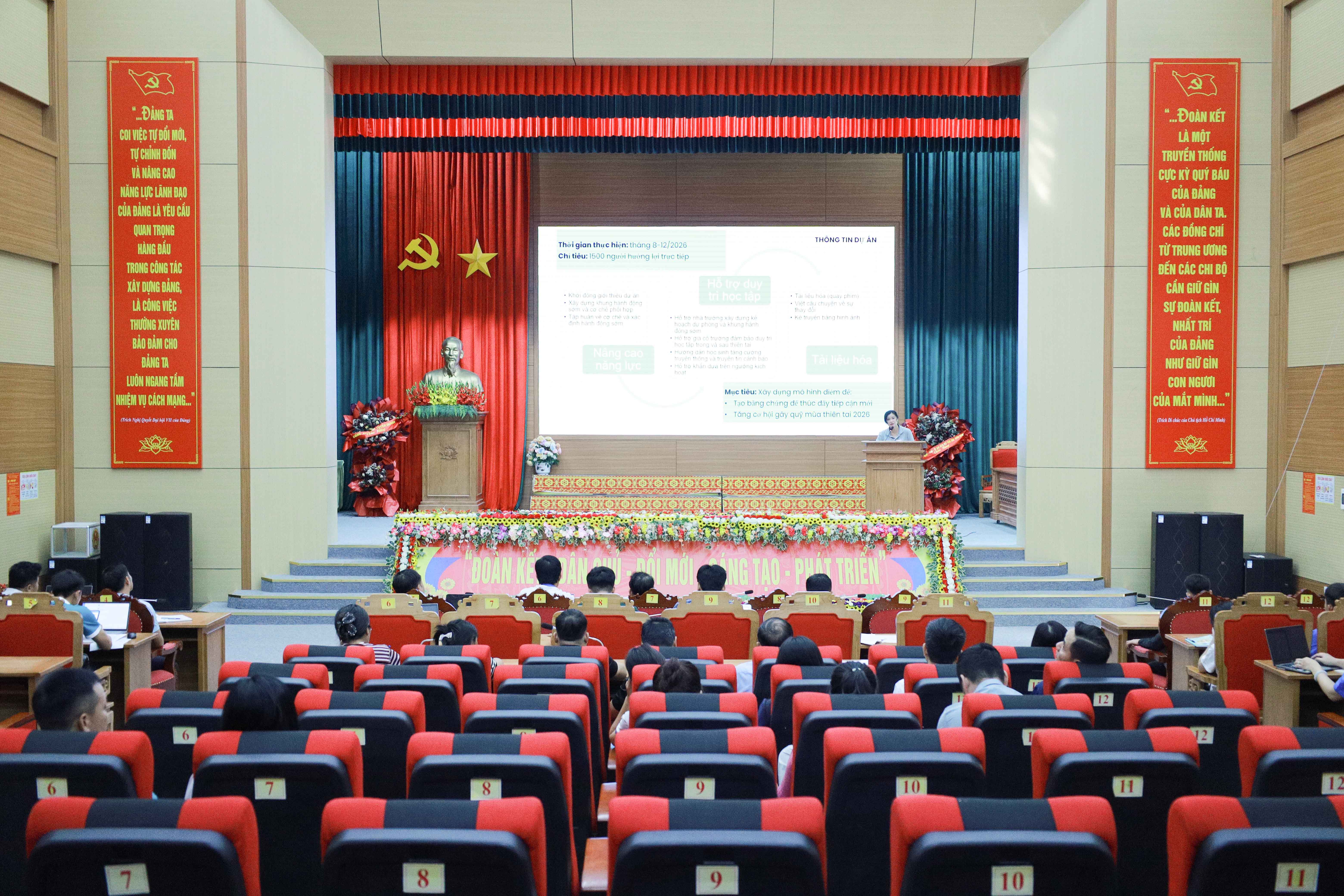 Hội thảo Giới thiệu dự án Tăng cường công tác chuẩn bị sẵn sàng và hành động sớm trong giáo dục