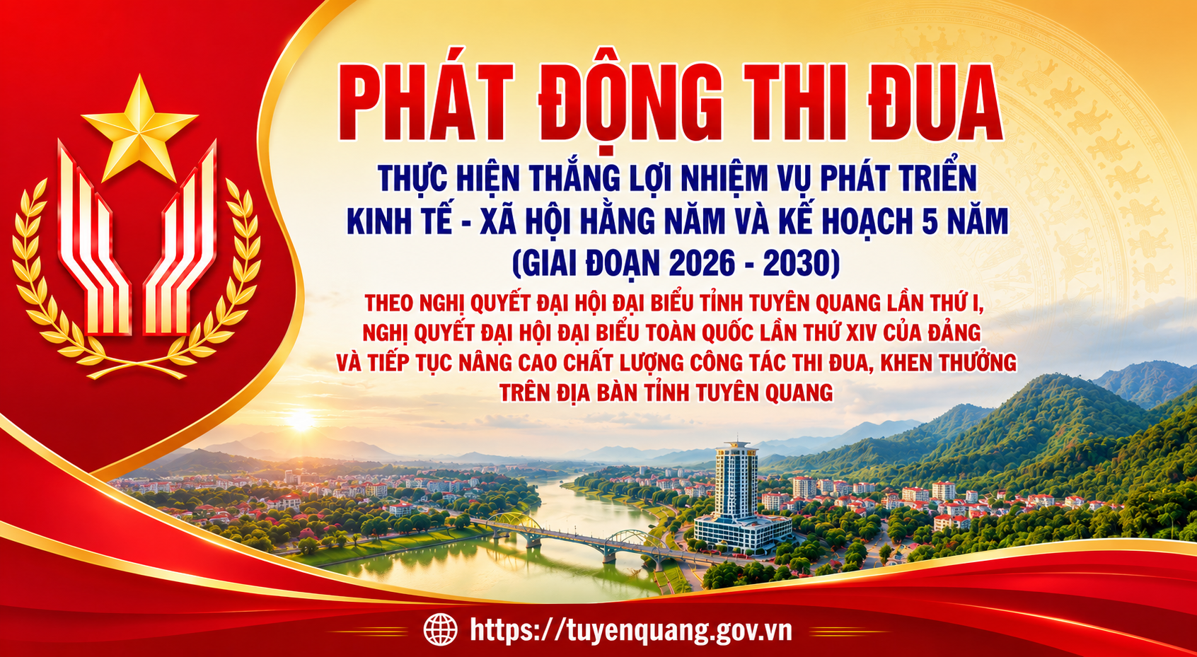Phát động thi đua thực hiện thắng lợi nhiệm vụ phát triển kinh tế - xã hội giai đoạn 2026–2030