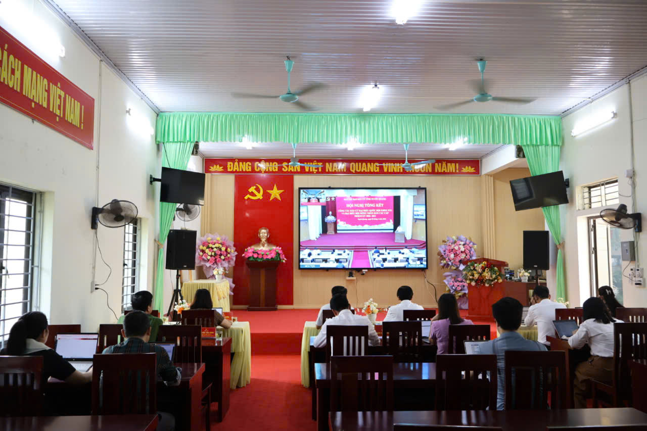 Xã Vĩnh Tuy tham dự Hội nghị trực tuyến tổng kết công tác bầu cử nhiệm kỳ 2026–2031