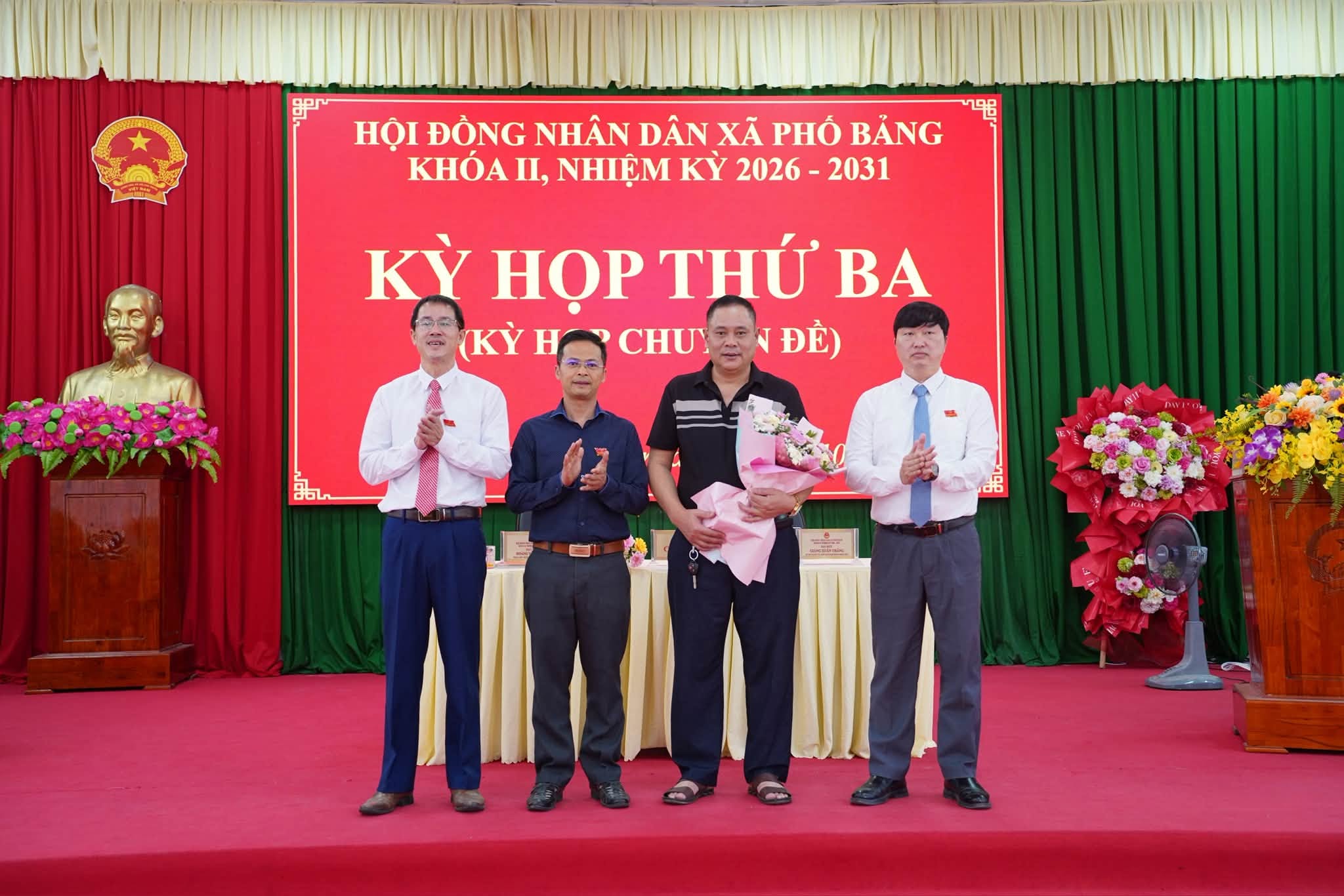 KỲ HỌP THỨ BA (KỲ HỌP CHUYÊN ĐỀ) HĐND XÃ PHỐ BẢNG KHÓA II, NHIỆM KỲ 2026 – 2031 THÀNH CÔNG TỐT ĐẸP
