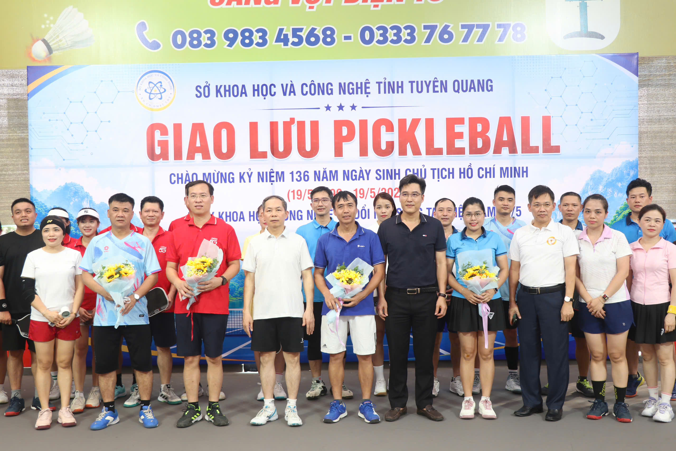 Giao lưu thể thao Pickleball chào mừng Ngày Khoa học, công nghệ và Đổi mới sáng tạo Việt Nam 18/5