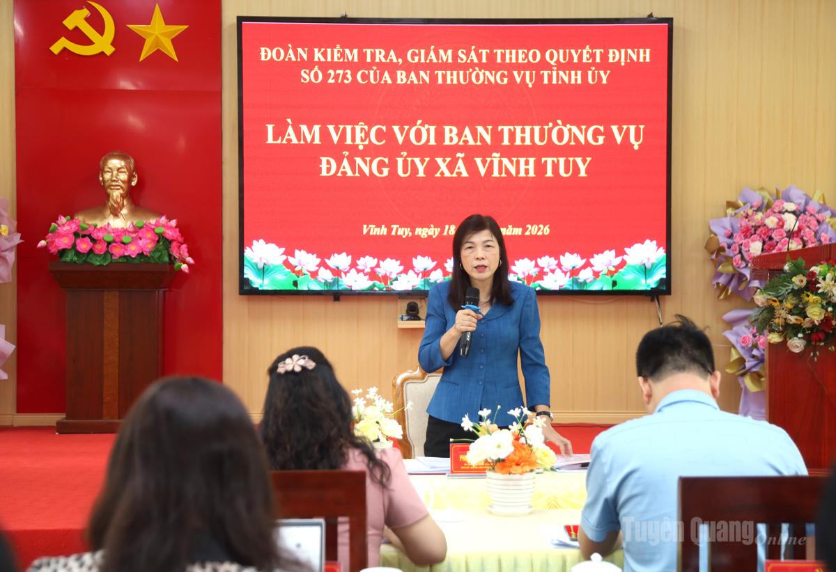 Vĩnh Tuy cần tiếp tục phát huy tinh thần chủ động, nâng cao chất lượng hoạt động của bộ máy chính quyền