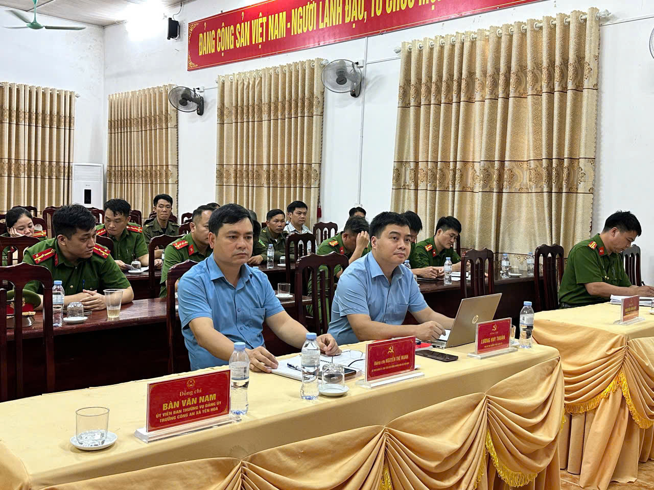 CÔNG AN XÃ YÊN HOA SƠ KẾT CÔNG TÁC 6 THÁNG ĐẦU NĂM 2026