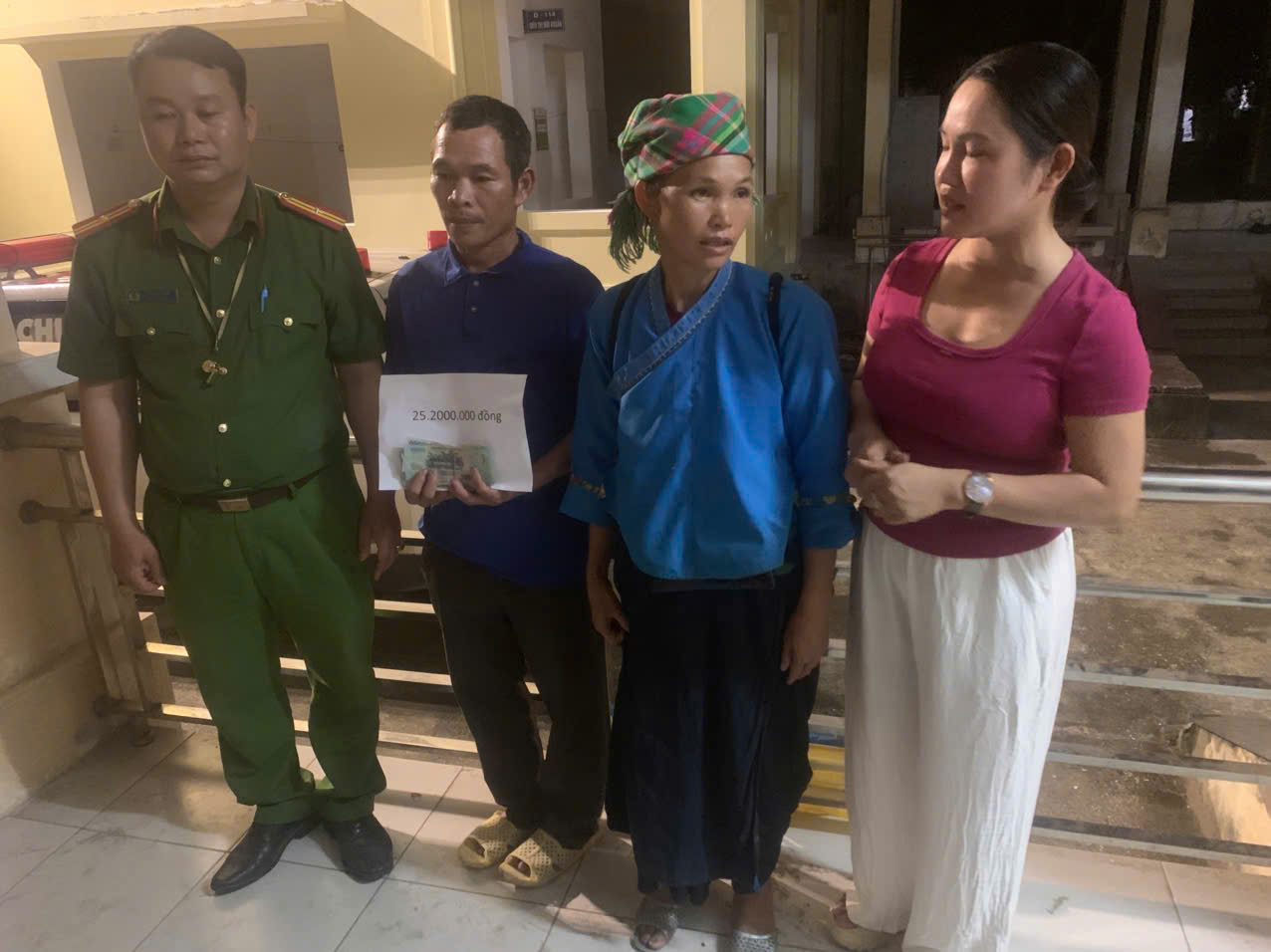 CÔNG AN XÃ SƠN DƯƠNG KỊP THỜI KÊU GỌI HỖ TRỢ GIA ĐÌNH THANH NIÊN BỊ TỬ VONG DO TAI NẠN GIAO THÔNG