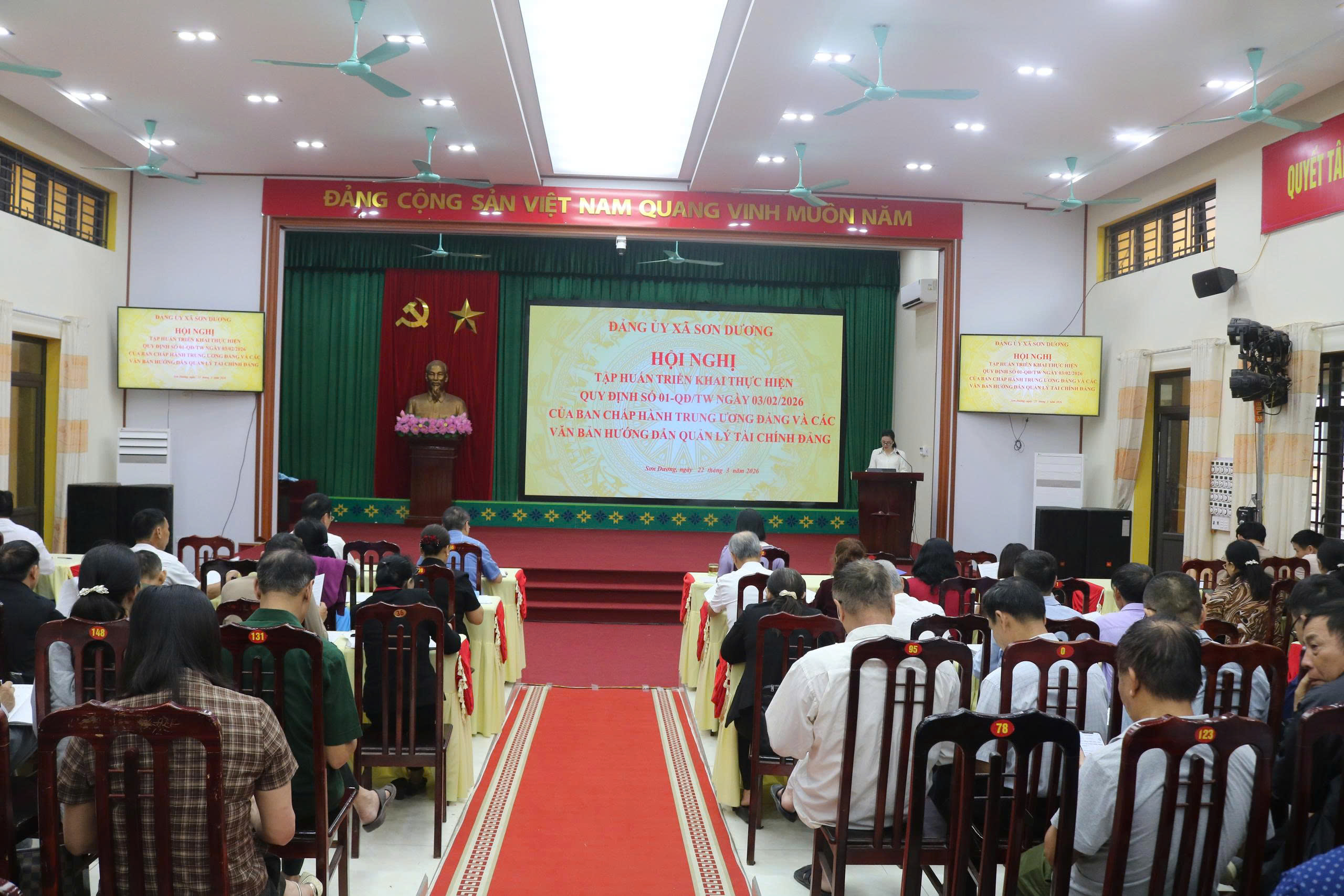 Sơn Dương tổ chức hội nghị tập huấn công tác tài chính Đảng