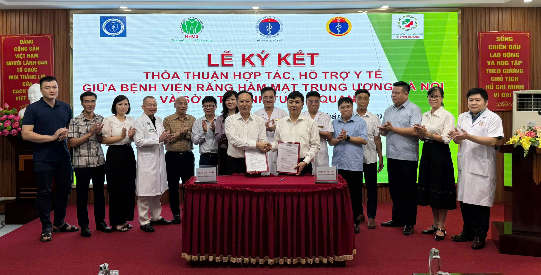 Sở Y tế làm việc với Bệnh viện Răng Hàm Mặt Trung ương Hà Nội