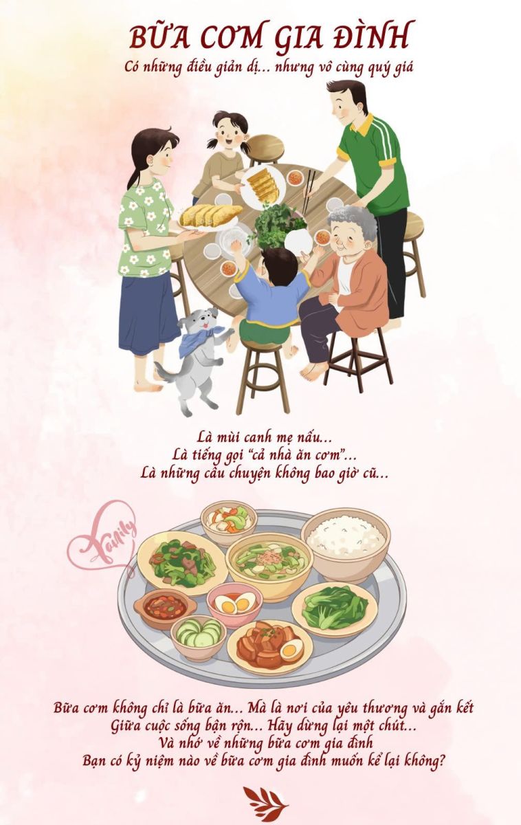 Cuộc thi viết: "Bữa cơm gia đình ấm áp yêu thương" hưởng ứng kỷ niệm 25 năm ngày Gia đình Việt Nam