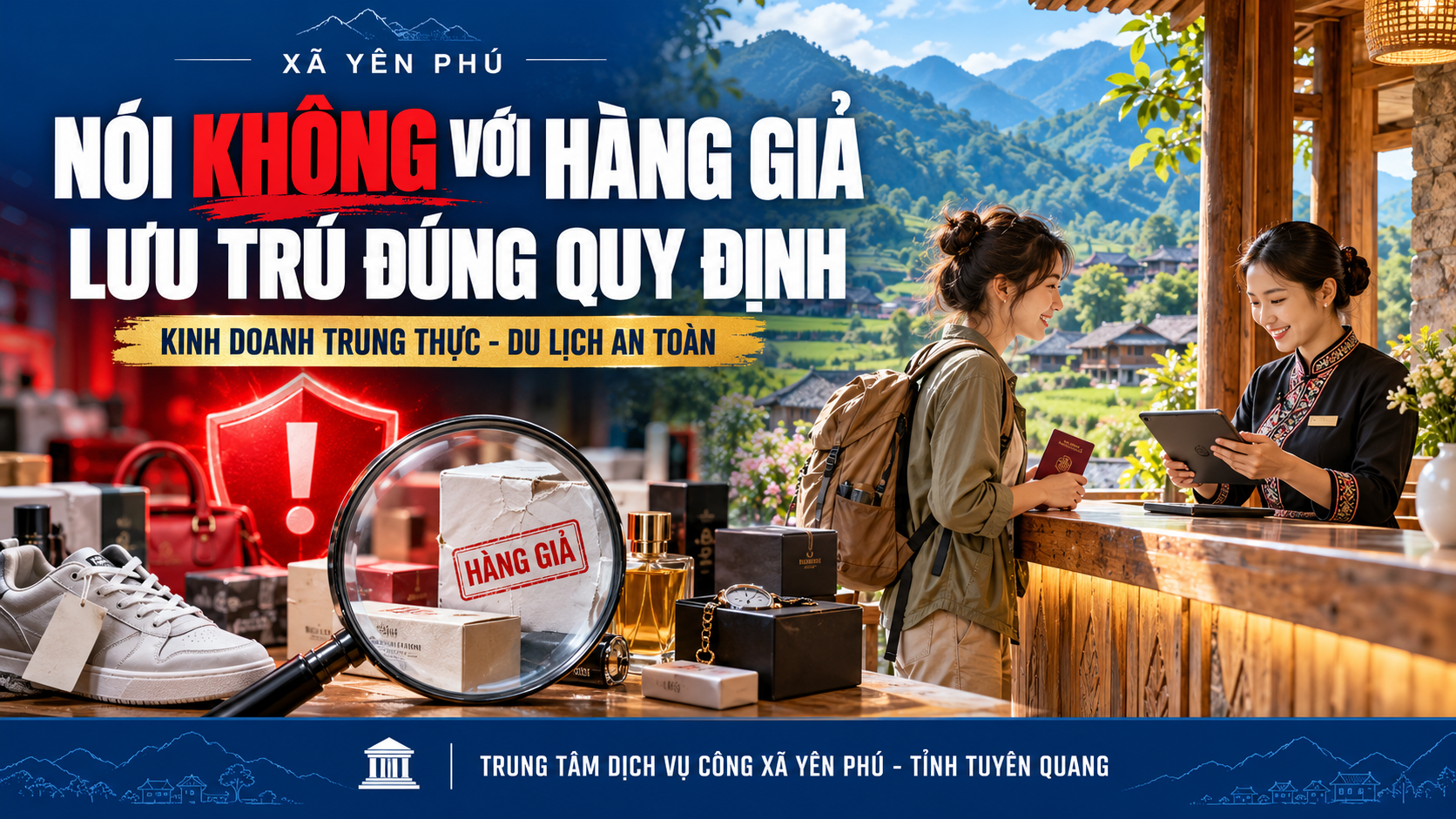 CHUNG TAY PHÒNG, CHỐNG HÀNG GIẢ, GIAN LẬN THƯƠNG MẠI, XÂY DỰNG MÔI TRƯỜNG DU LỊCH AN TOÀN, VĂN MINH