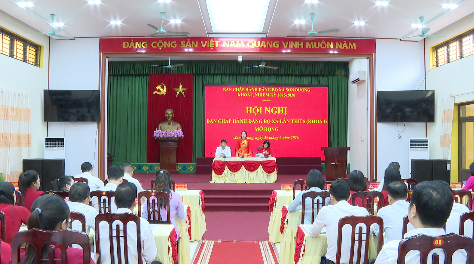 Hội nghị Ban Chấp hành Đảng bộ xã Sơn Dương lần thứ 5 (mở rộng)