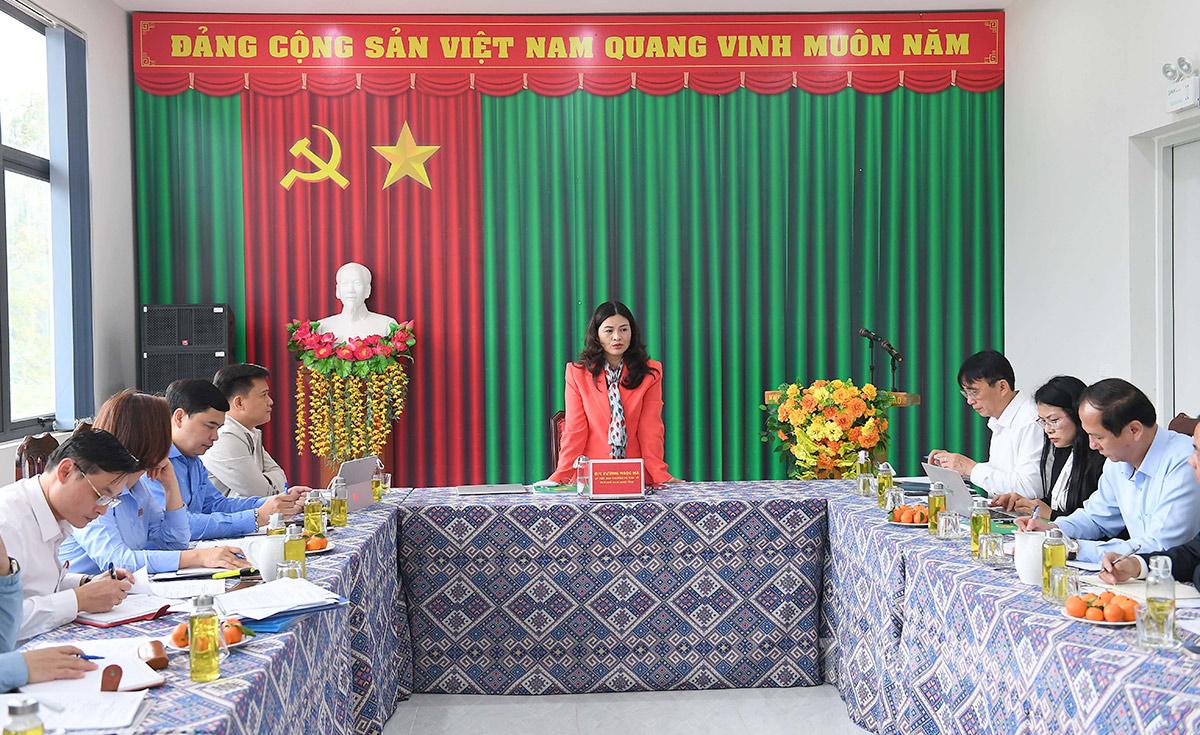 Đồng chí Phó Chủ tịch UBND tỉnh Vương Ngọc Hà làm việc tại Tân Trào