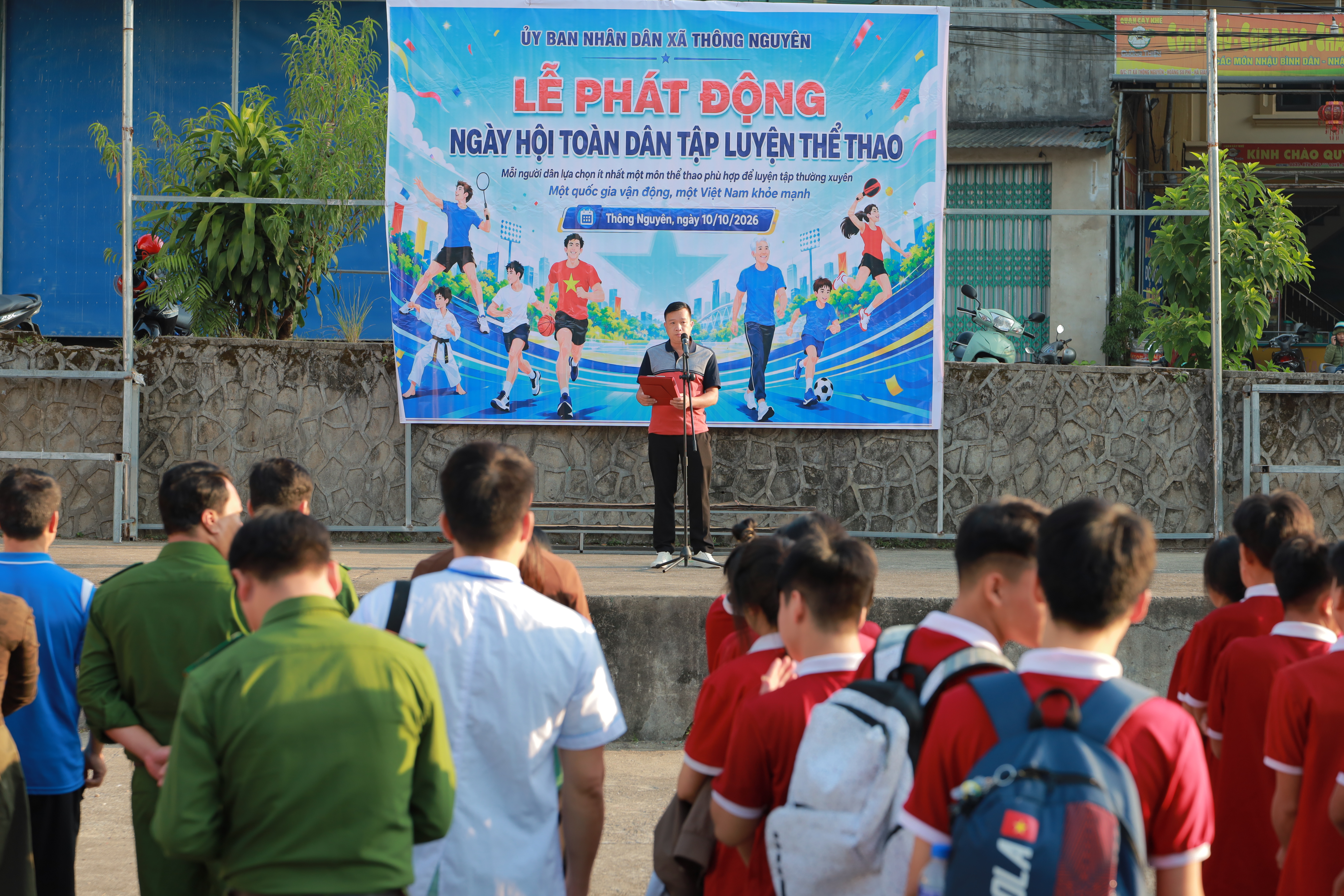 Xã Thông Nguyên hưởng ứng Lễ phát động tập luyện thể dục, thể thao năm 2026