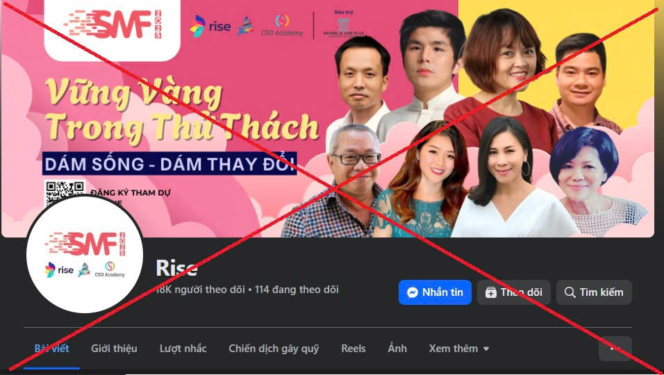 NHẬN DIỆN, CẢNH GIÁC VỚI ÂM MƯU, HOẠT ĐỘNG CỦA TỔ CHỨC RISE