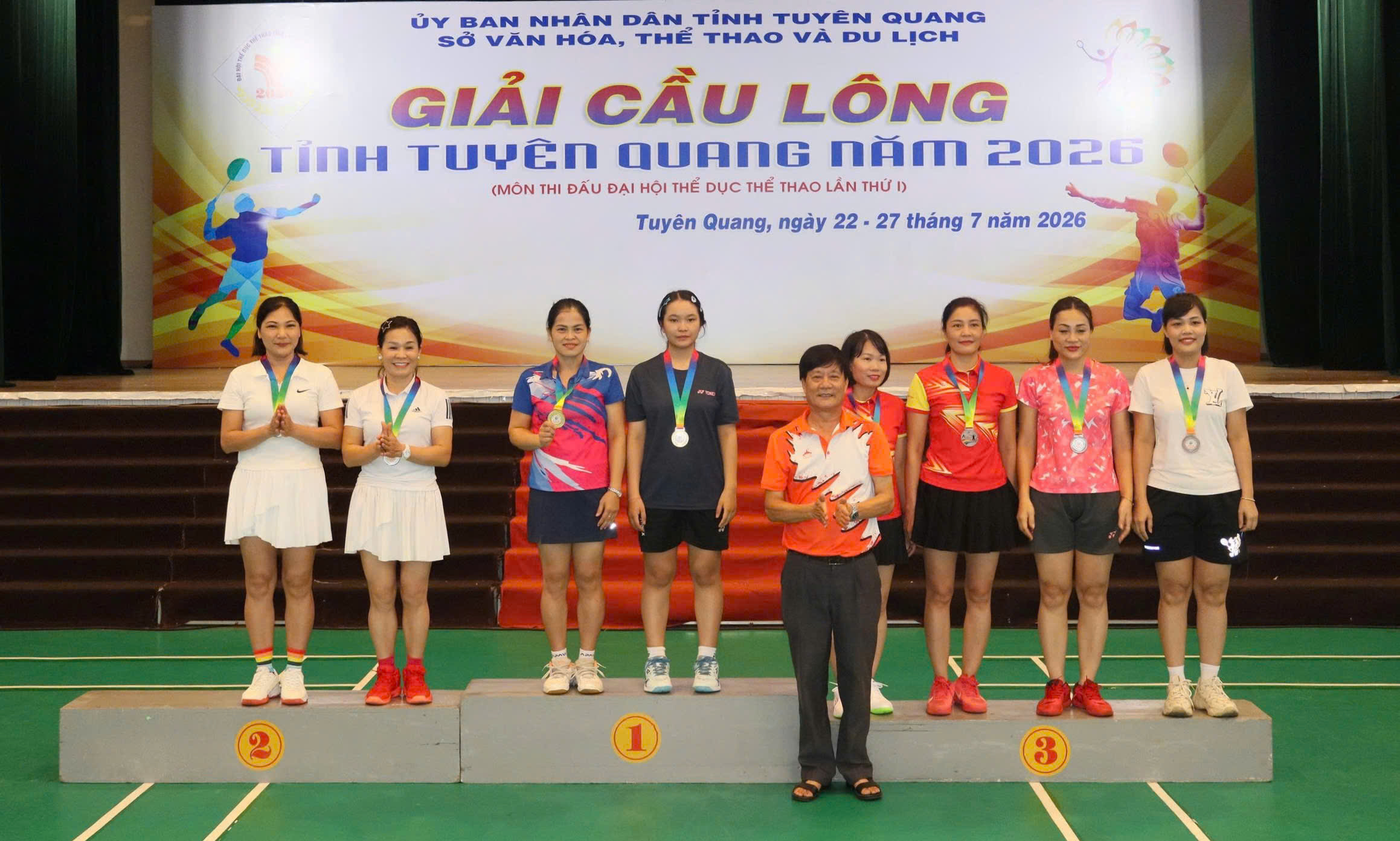 ĐOÀN VẬN ĐỘNG VIÊN PHƯỜNG BÌNH THUẬN ĐẠT 02 HUY CHƯƠNG TẠI GIẢI CẦU LÔNG TỈNH TUYÊN QUANG NĂM 2026