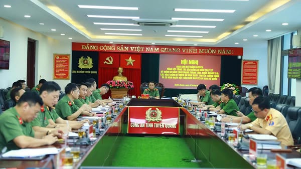 BỘ CÔNG AN TỔ CHỨC HỘI NGHỊ GIAO BAN THÁNG 8/2025