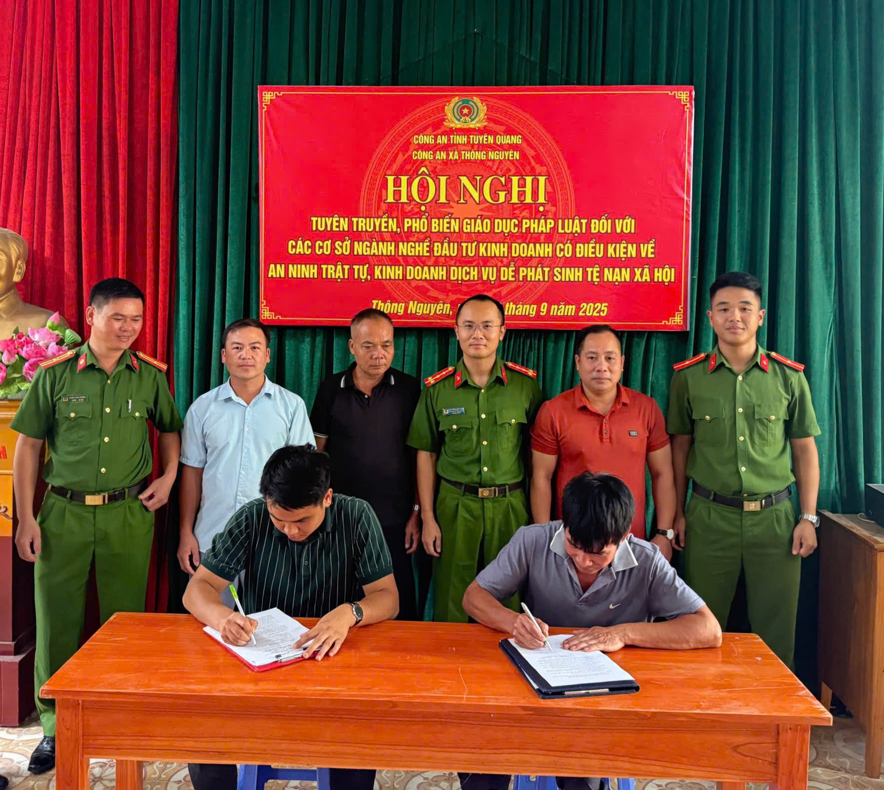 THÔNG NGUYÊN: TĂNG CƯỜNG TUYÊN TRUYỀN PHÁP LUẬT ĐỐI VỚI CƠ SỞ KINH DOANH CÓ ĐIỀU KIỆN VỀ ANTT