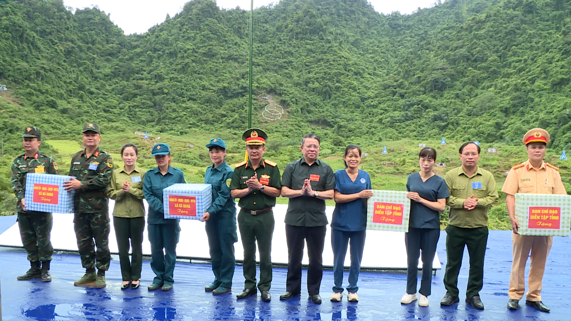 Xã Nà Hang hoàn thành xuất sắc diễn tập tác chiến trong khu vực phòng thủ năm 2026