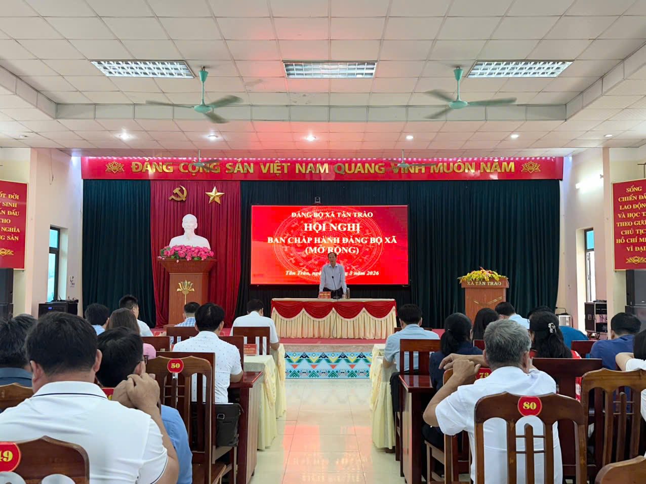 Tân Trào tổ chức Hội nghị Ban Chấp hành Đảng bộ xã (mở rộng)