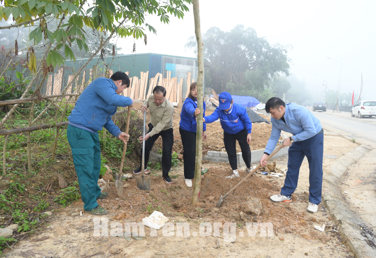 Xã Hàm Yên phát động Ngày Cây xanh Việt Nam năm 2026