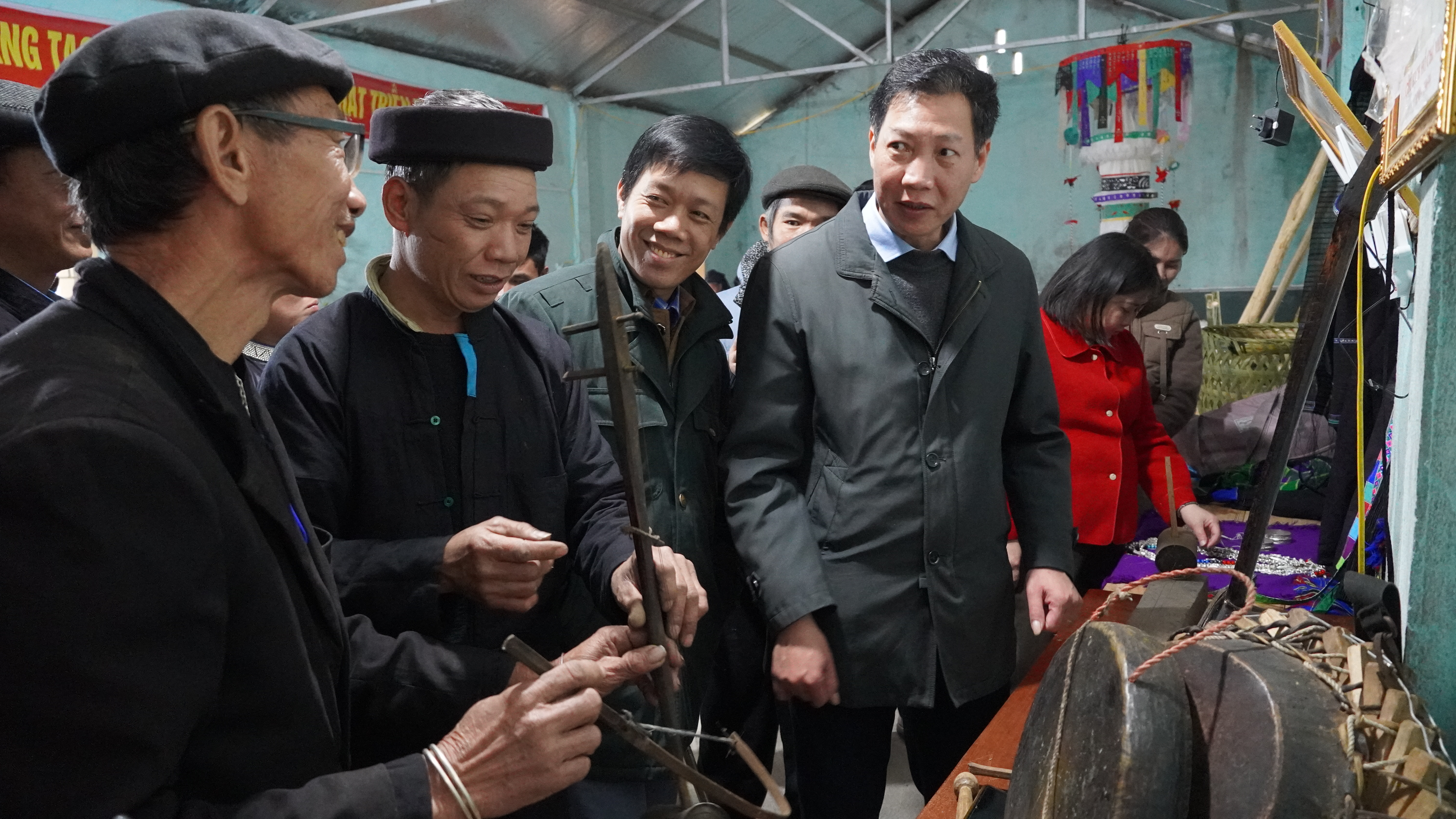 Thôn Cốc Lầy trưng bày, giới thiệu sản phẩm địa phương