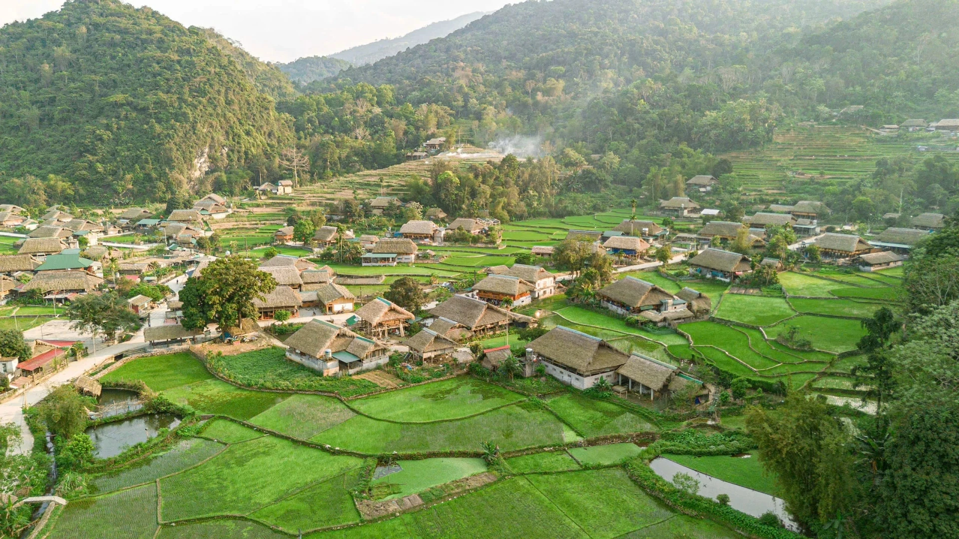 Peaceful beauty of Tha Village