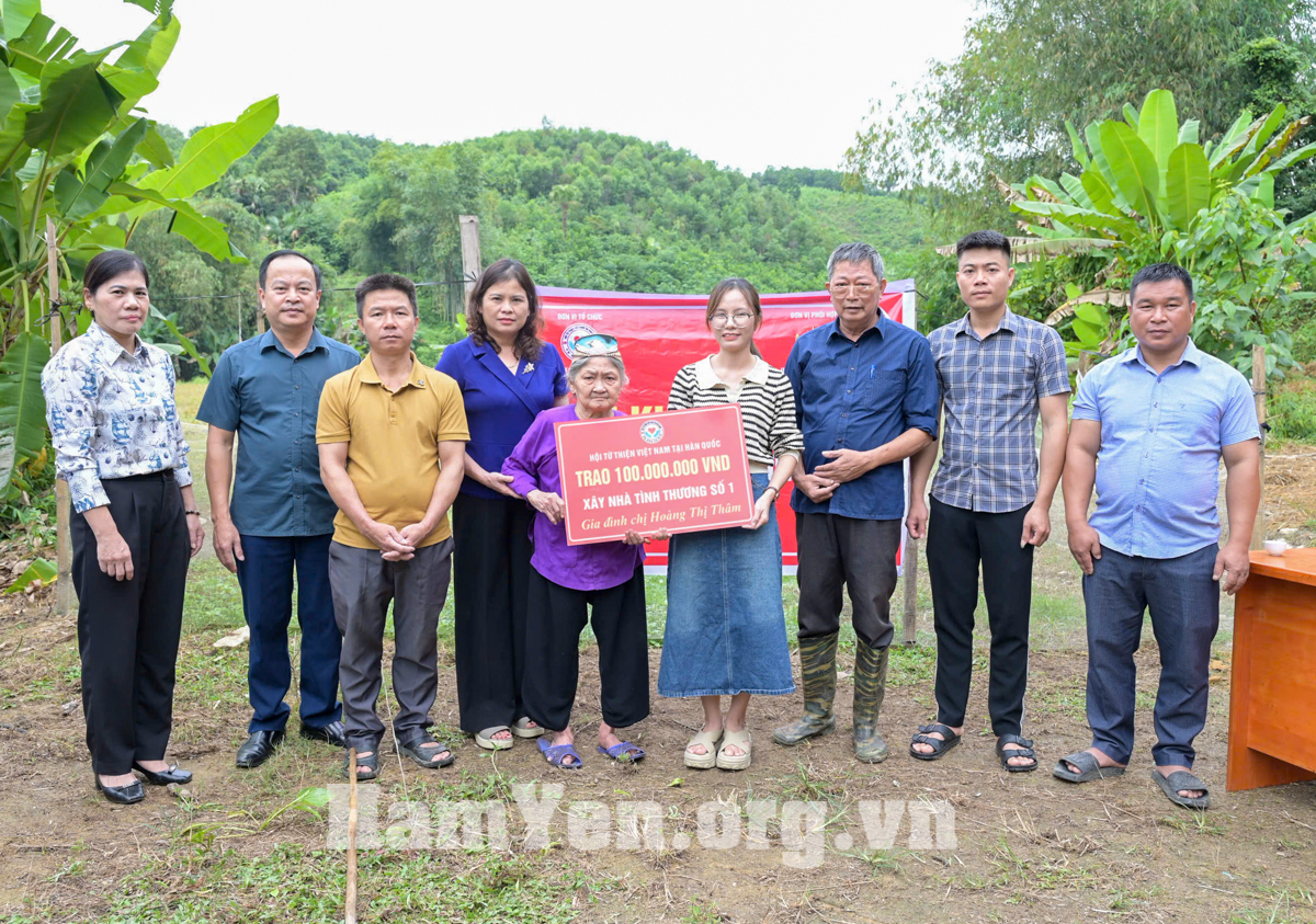 Khởi công xây dựng Nhà tình thương số 1 tại xã Hàm Yên