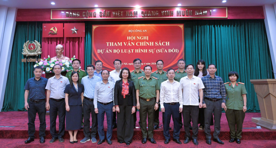 THAM VẤN CHÍNH SÁCH DỰ ÁN BỘ LUẬT HÌNH SỰ (SỬA ĐỔI): HOÀN THIỆN HÀNH LANG PHÁP LÝ PHÒNG, CHỐNG TỘI PHẠM TRONG TÌNH HÌNH MỚI