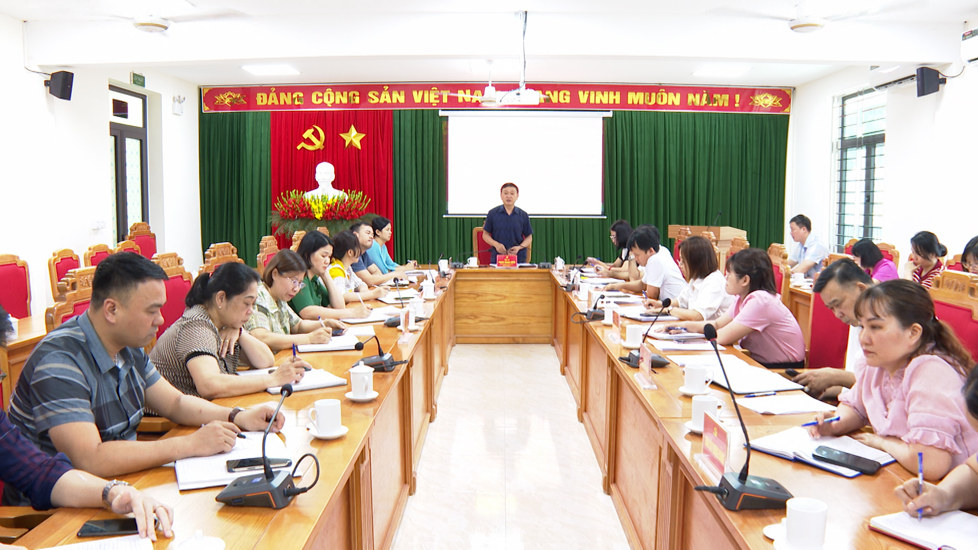 Thường trực Đảng ủy Hà Giang 2 làm việc với các Ban Đảng, MTTQ và các tổ chức chính trị xã hội