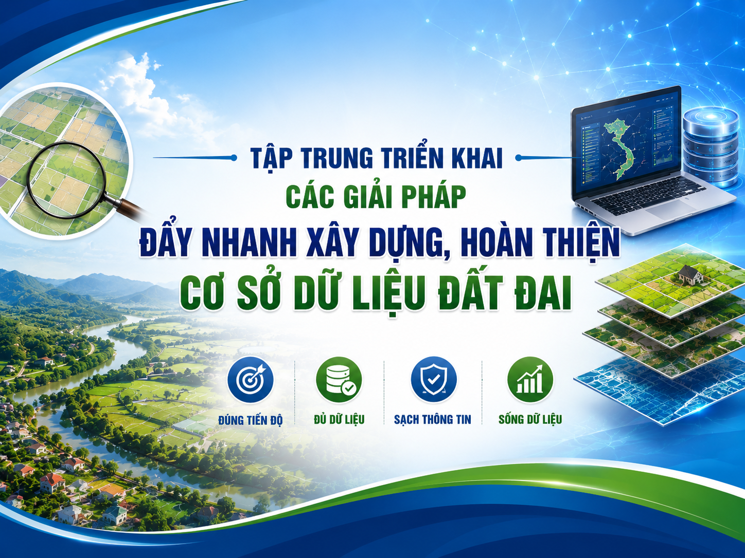 Sở Nông nghiệp và Môi trường tập trung triển khai các giải pháp đẩy nhanh xây dựng, hoàn thiện cơ sở dữ liệu đất đai