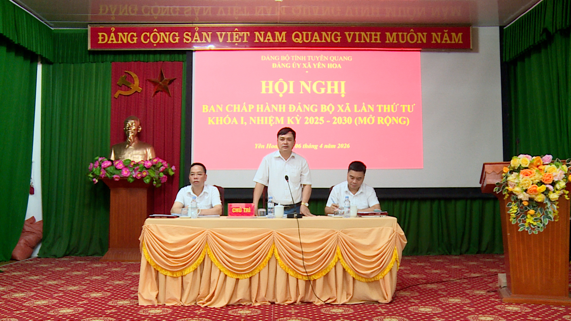 Hội nghị Ban Chấp hành Đảng bộ xã lần thứ 4 (mở rộng)