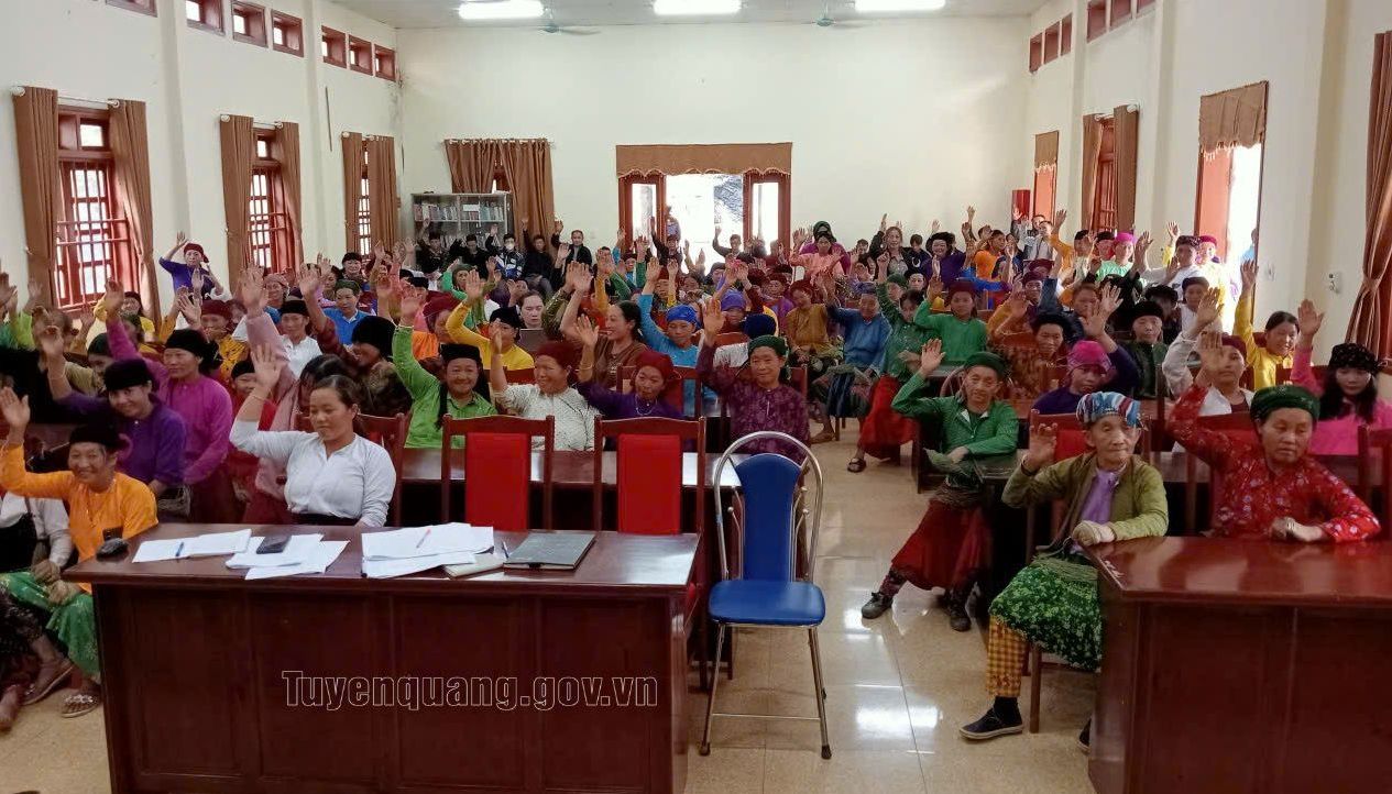 Phố Bảng tạo đồng thuận cao trong sắp xếp lại thôn
