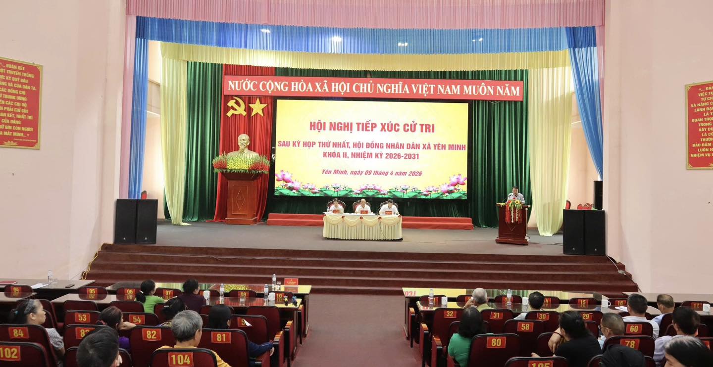 TỔ ĐẠI BIỂU SỐ 01 HĐND XÃ YÊN MINH TIẾP XÚC CỬ TRI SAU KỲ HỌP THỨ NHẤT HĐND XÃ KHÓA II, NHIỆM KỲ 2026–2031