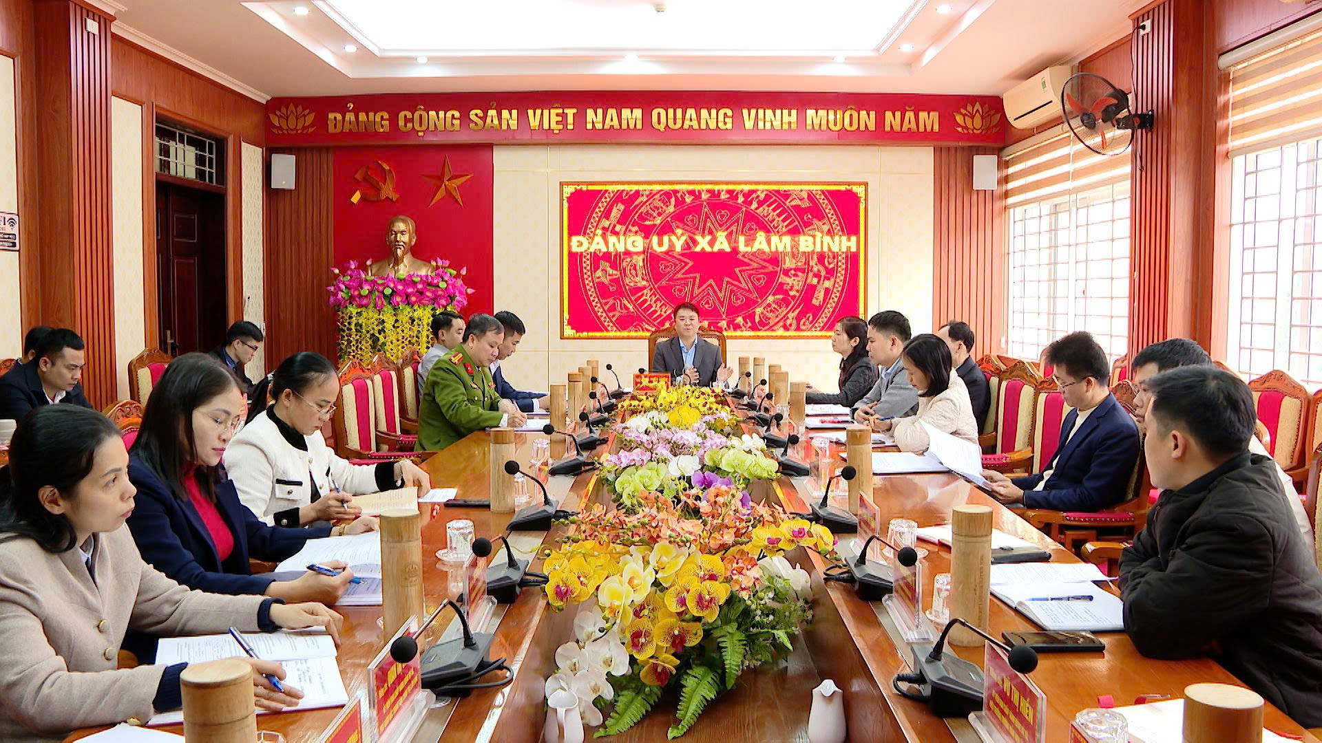 Hội nghị Ban Chấp hành Đảng bộ xã Lâm Bình