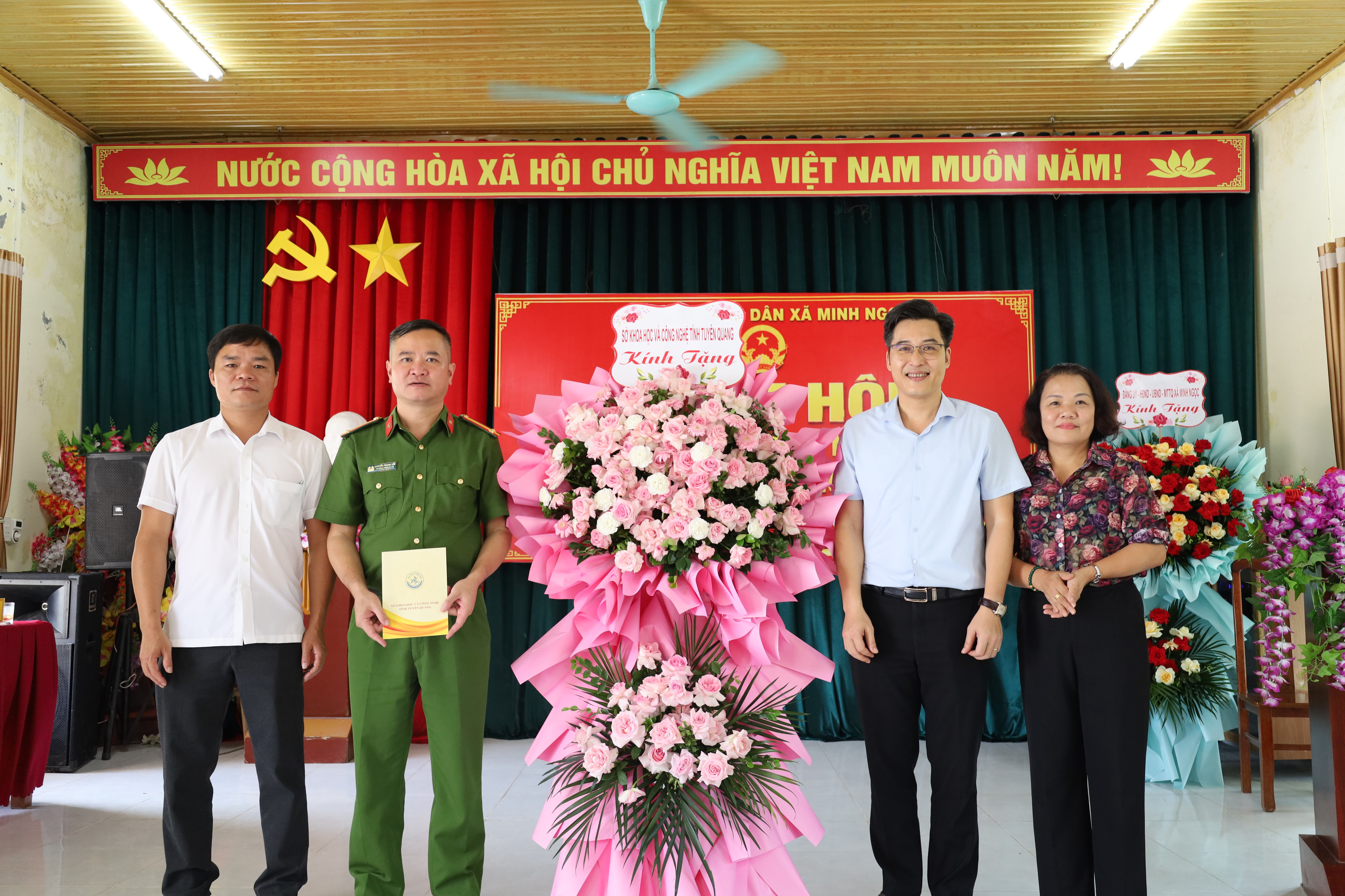 Xã Minh Ngọc tổ chức thành công Ngày hội toàn dân bảo vệ an ninh Tổ quốc năm 2026