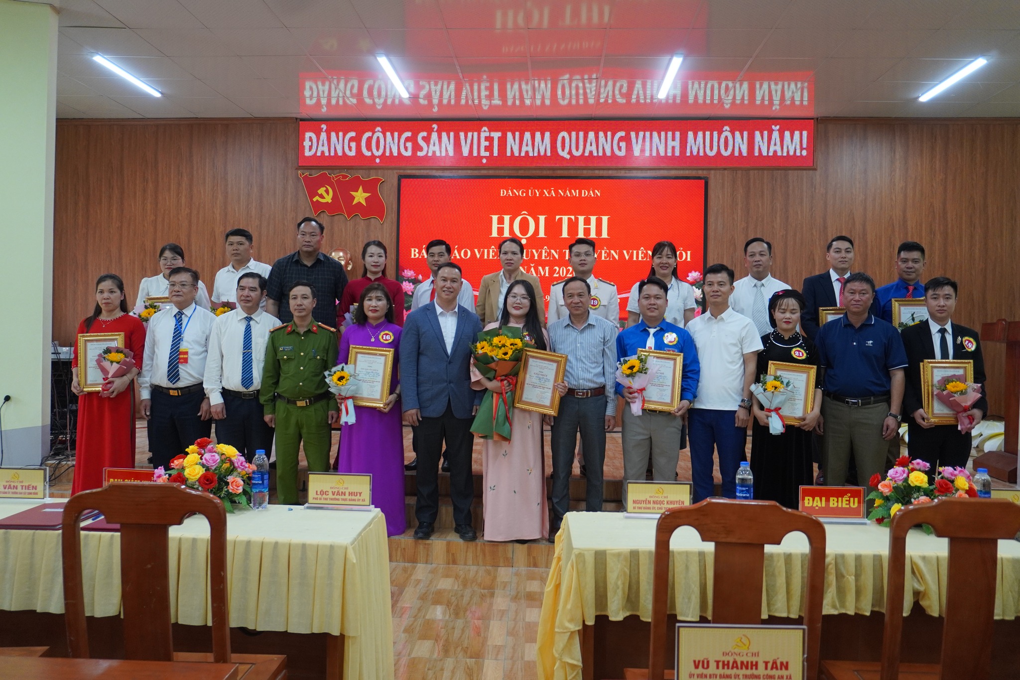 XÃ NẤM DẨN TỔ CHỨC THÀNH CÔNG HỘI THI BÁO CÁO VIÊN, TUYÊN TRUYỀN VIÊN NĂM 2026