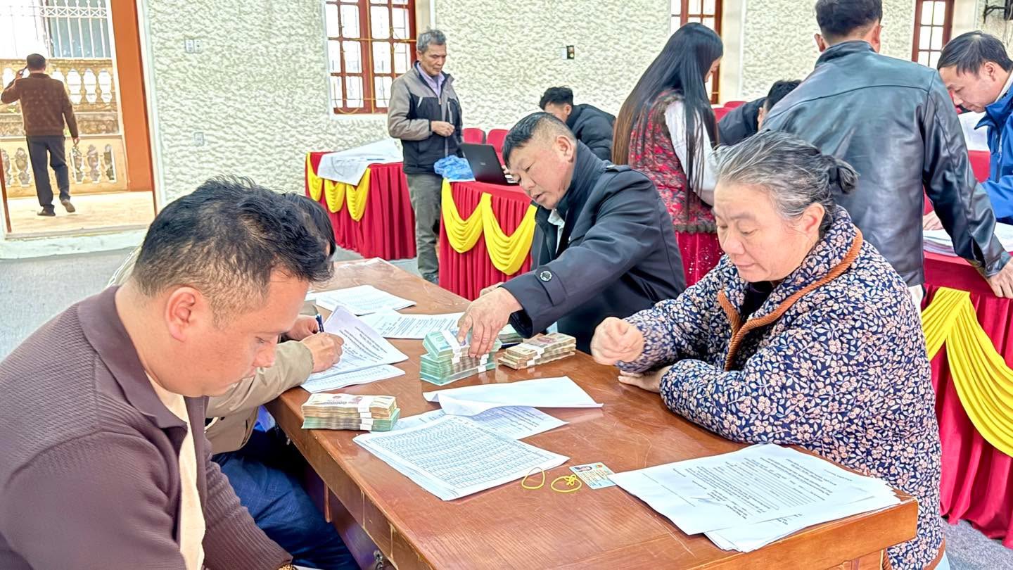 ĐỒNG VĂN HOÀN THÀNH VIỆC CHI TRẢ TIỀN GIẢI PHÓNG MẶT TRƯỜNG PHỔ THÔNG NỘI TRÚ LIÊN CẤP TH & THCS ĐỒNG VĂN