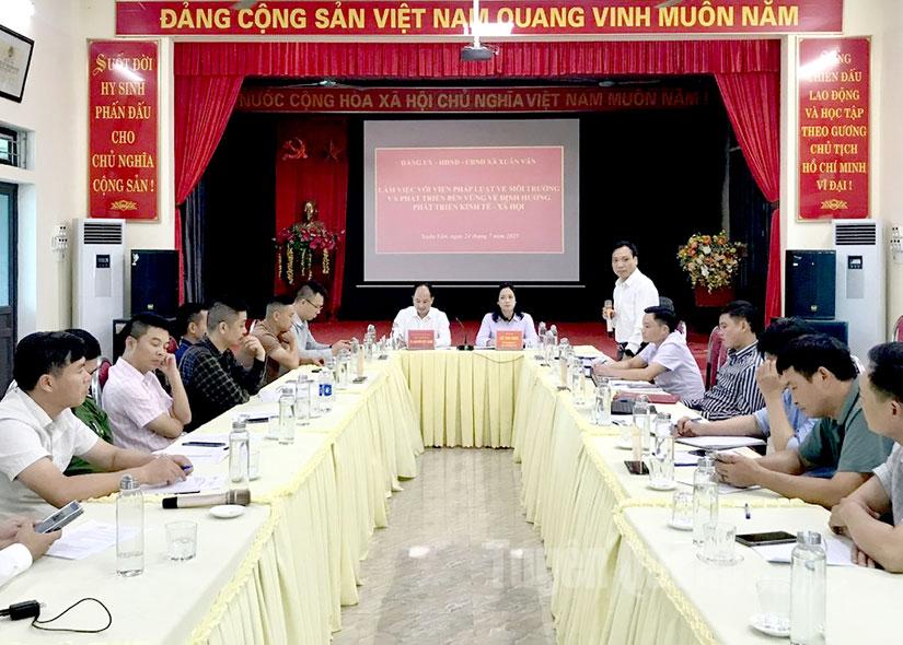 Định hướng phát triển xã Xuân Vân mới theo hướng công nghiệp xanh
