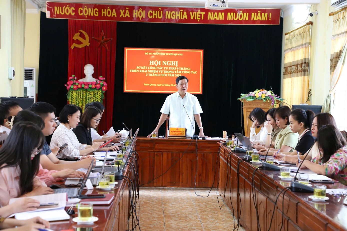 Sở Tư pháp tỉnh Tuyên Quang tổ chức Hội nghị sơ kết công tác tư pháp 9 tháng năm 2025; Tọa đàm về cải cách hành chính, Ngày chuyển đổi số quốc gia