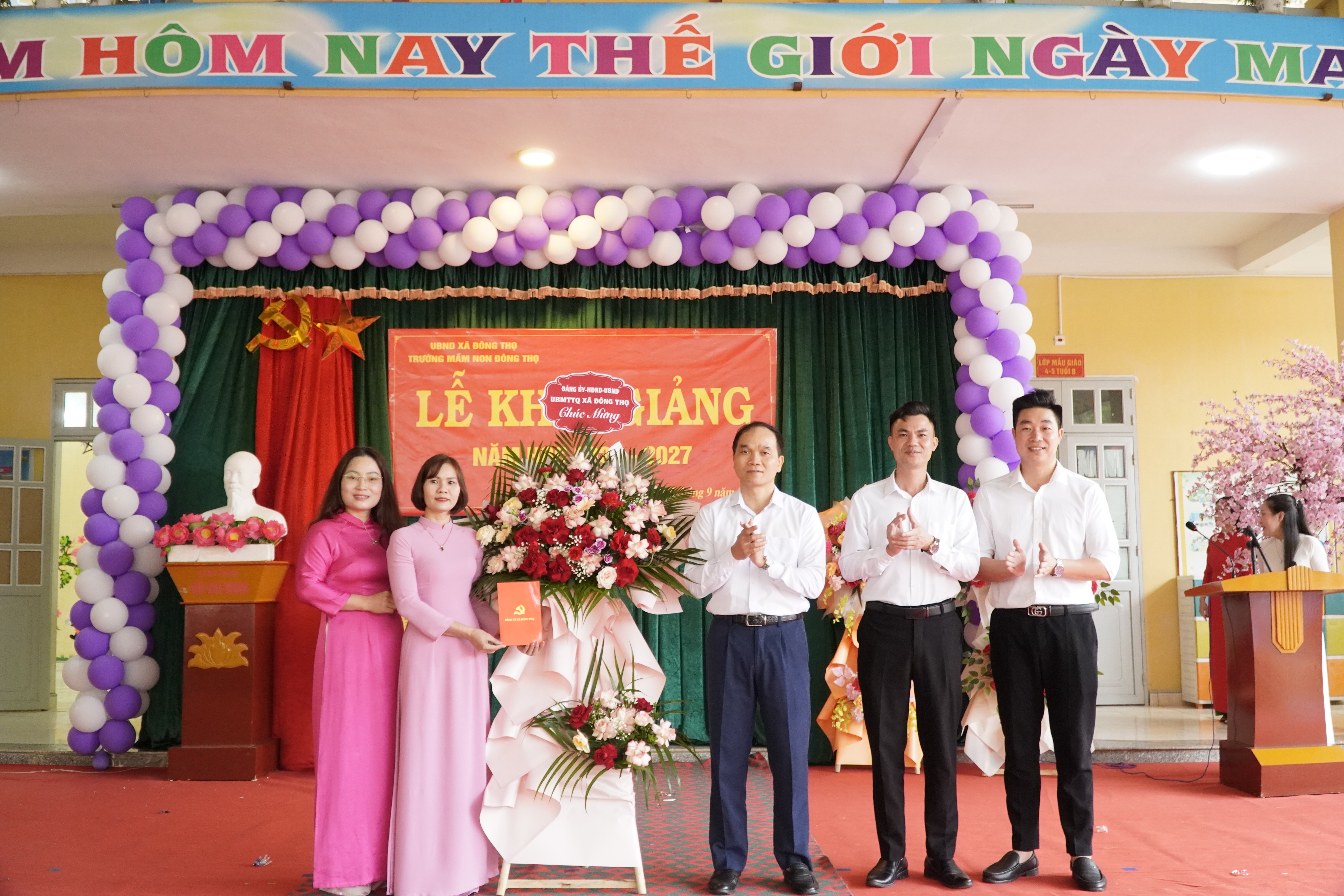 XÃ ĐÔNG THỌ TƯNG BỪNG KHAI GIẢNG NĂM HỌC 2026 – 2027