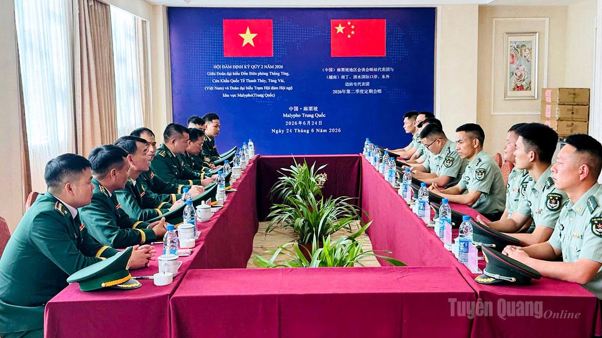 Xây dựng biên giới Việt Nam - Trung Quốc hòa bình, hữu nghị, ổn định, hợp tác cùng phát triển