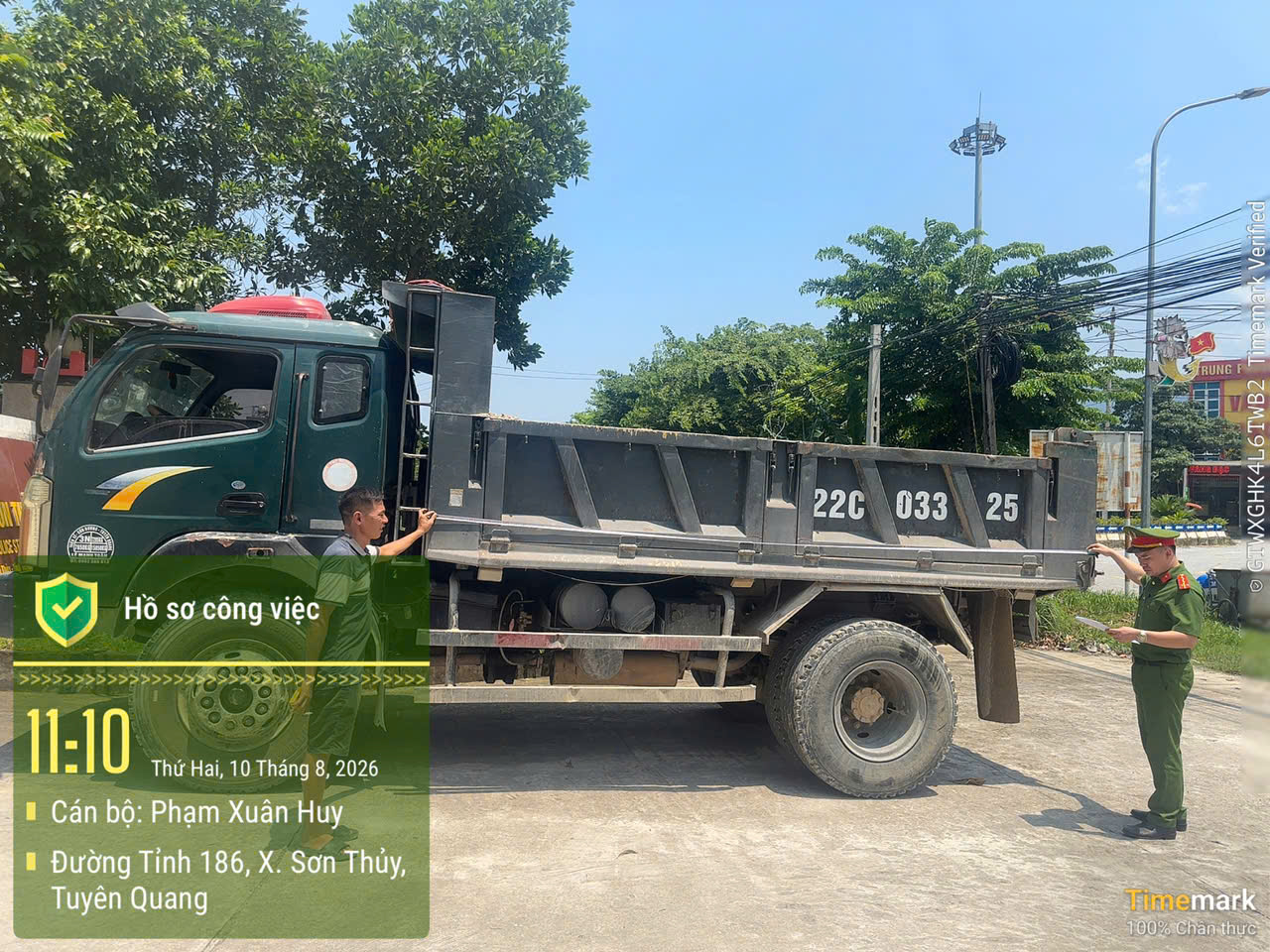 CÔNG AN XÃ SƠN THỦY TỔNG RÀ SOÁT PHƯƠNG TIỆN TRÊN ĐỊA BÀN 
