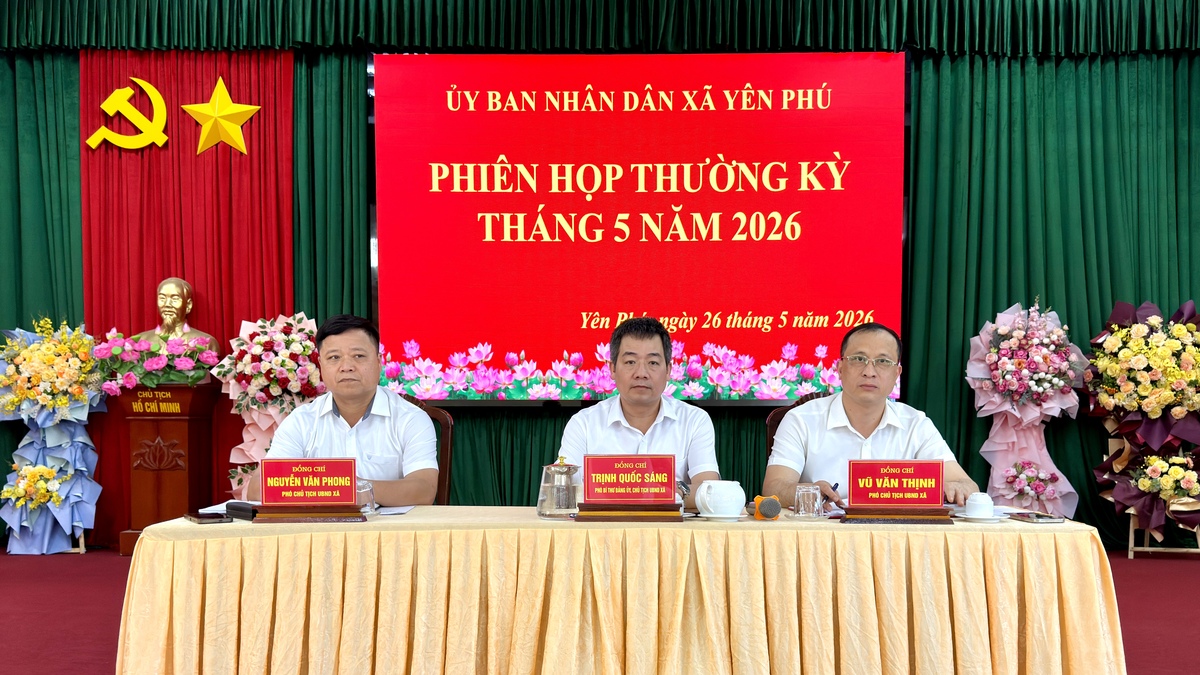 XÃ YÊN PHÚ TỔ CHỨC PHIÊN HỌP THƯỜNG KỲ THÁNG 5